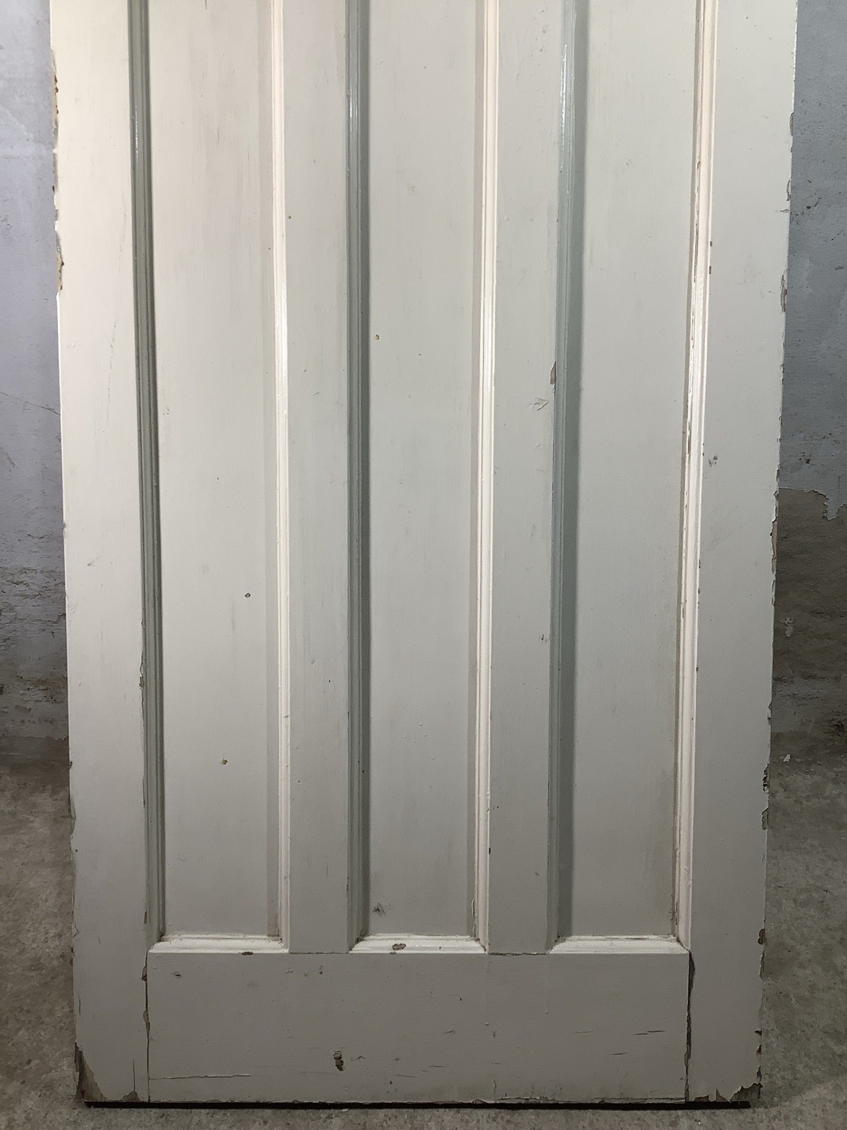 3rd Pic 1930s Internal Painted  Pitch Pine Reclaimed Door