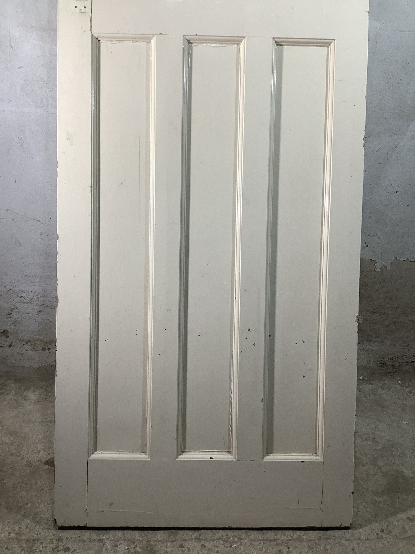 9th Pic 1930s Internal Painted  Pitch Pine Reclaimed Door