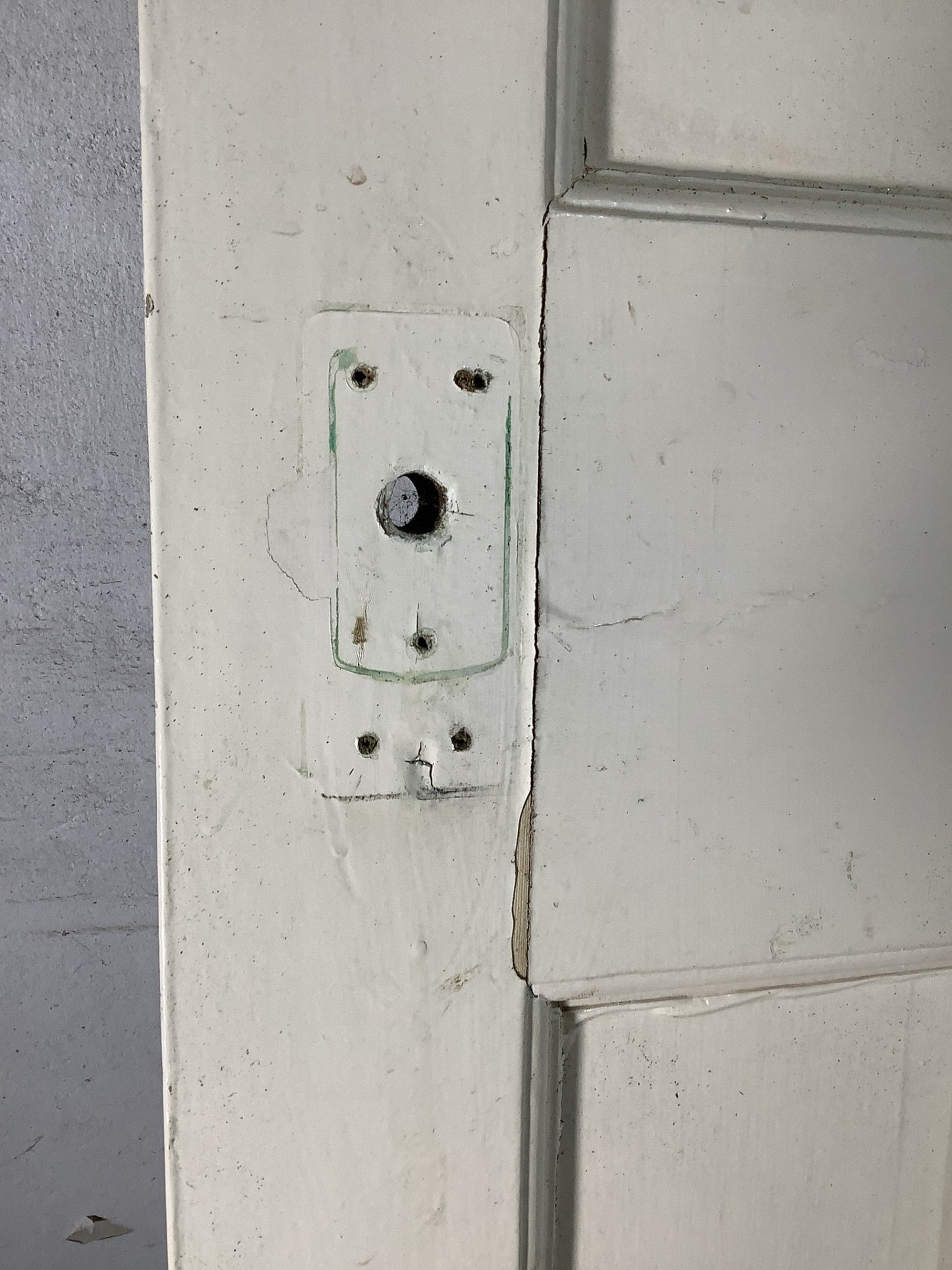 10th Pic 1930s Internal Painted  Pitch Pine Reclaimed Door