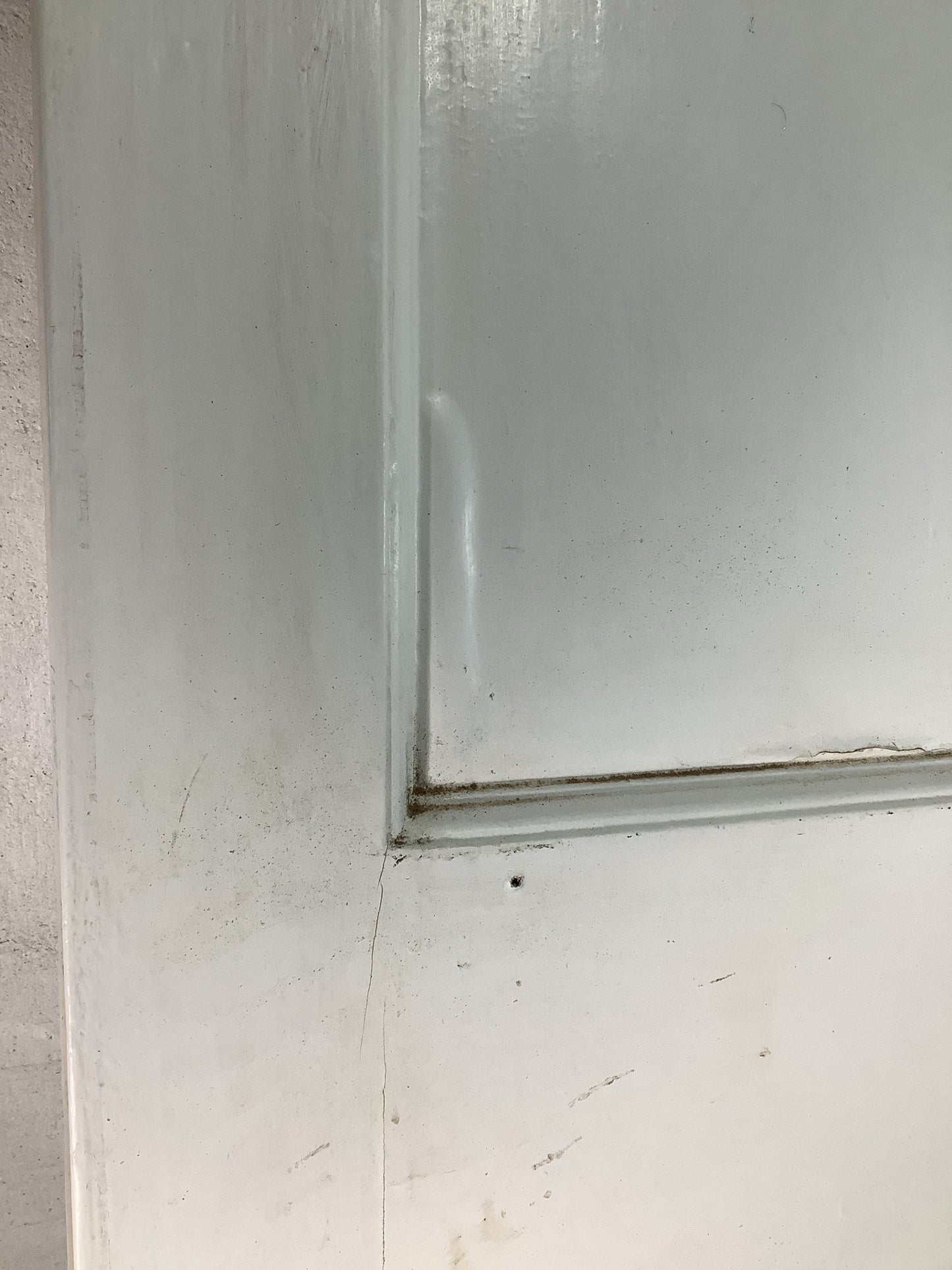2nd Pic 1930s Internal Painted  Pitch Pine Reclaimed Door