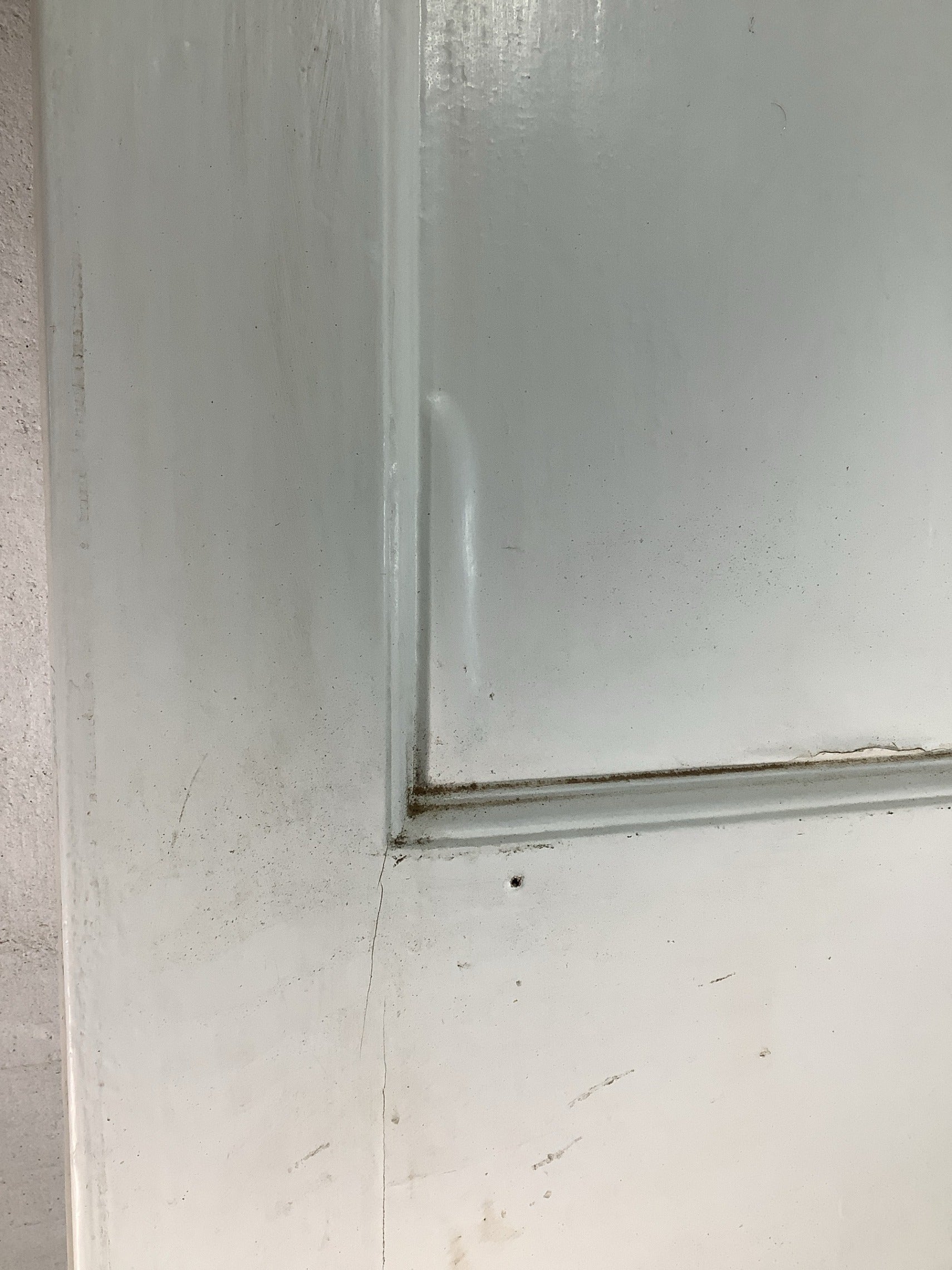 2nd Pic 1930s Internal Painted  Pitch Pine Reclaimed Door