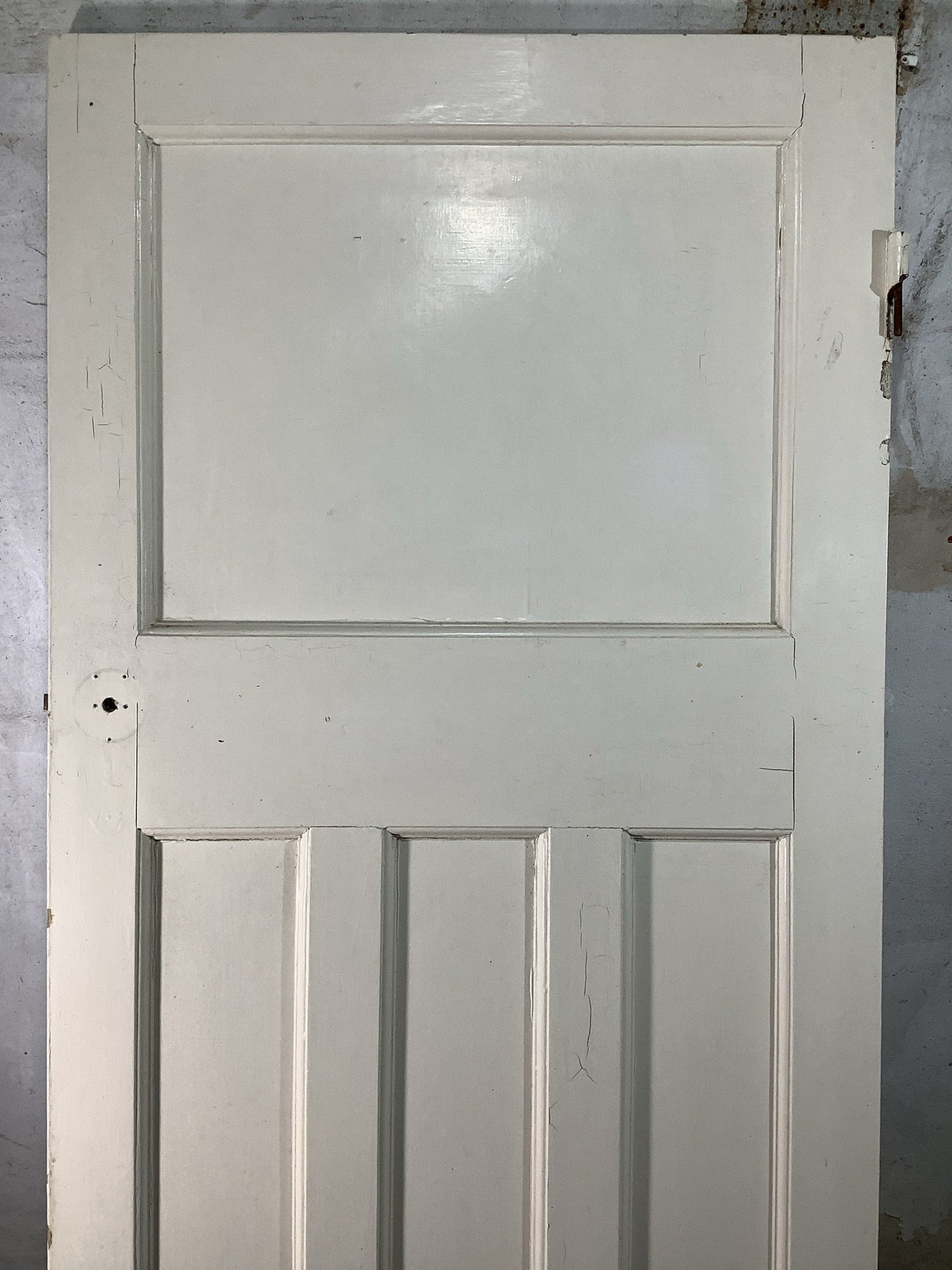 8th Pic 1930s Internal Painted  Pitch Pine Reclaimed Door