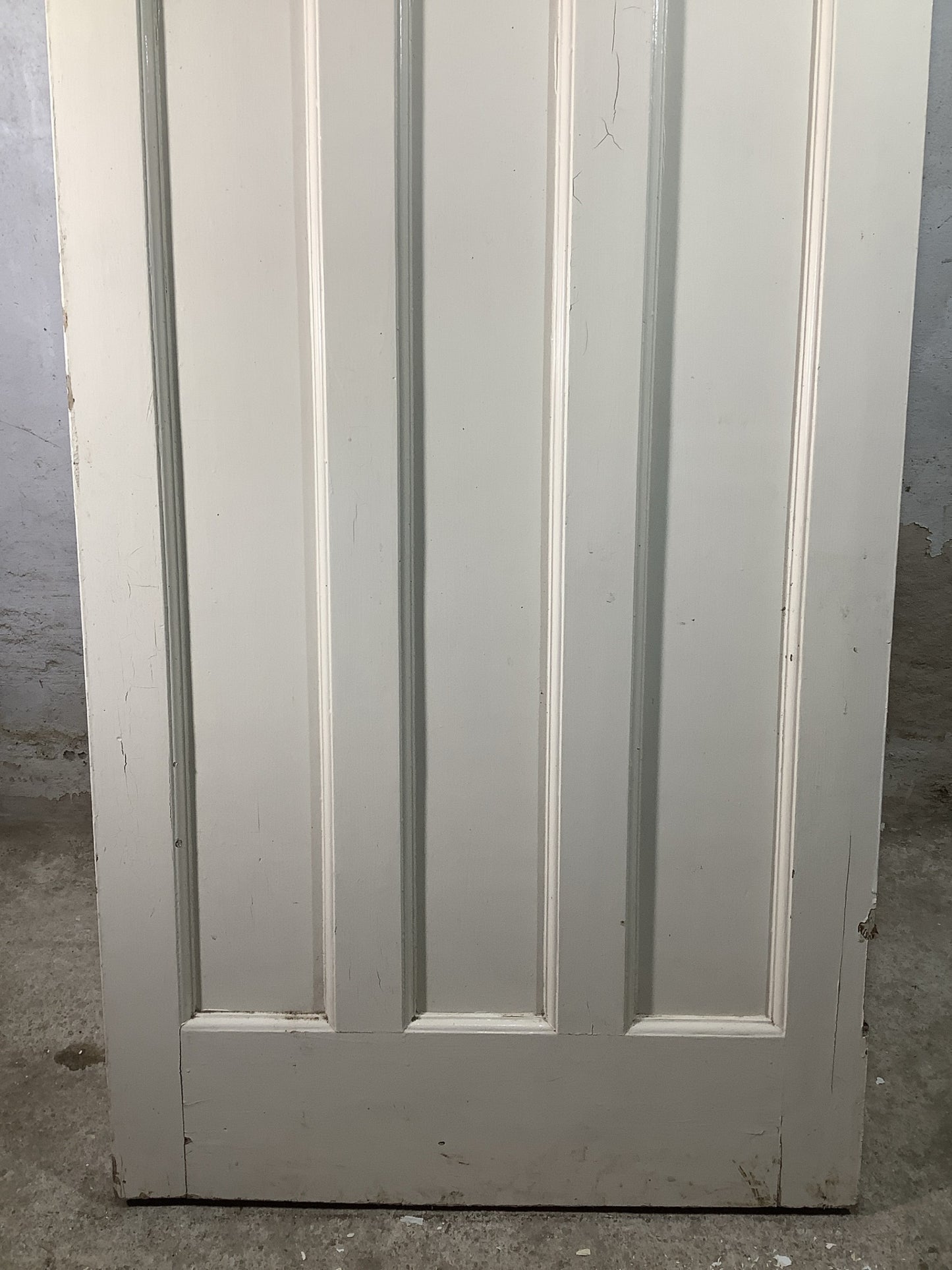 9th Pic 1930s Internal Painted  Pitch Pine Reclaimed Door