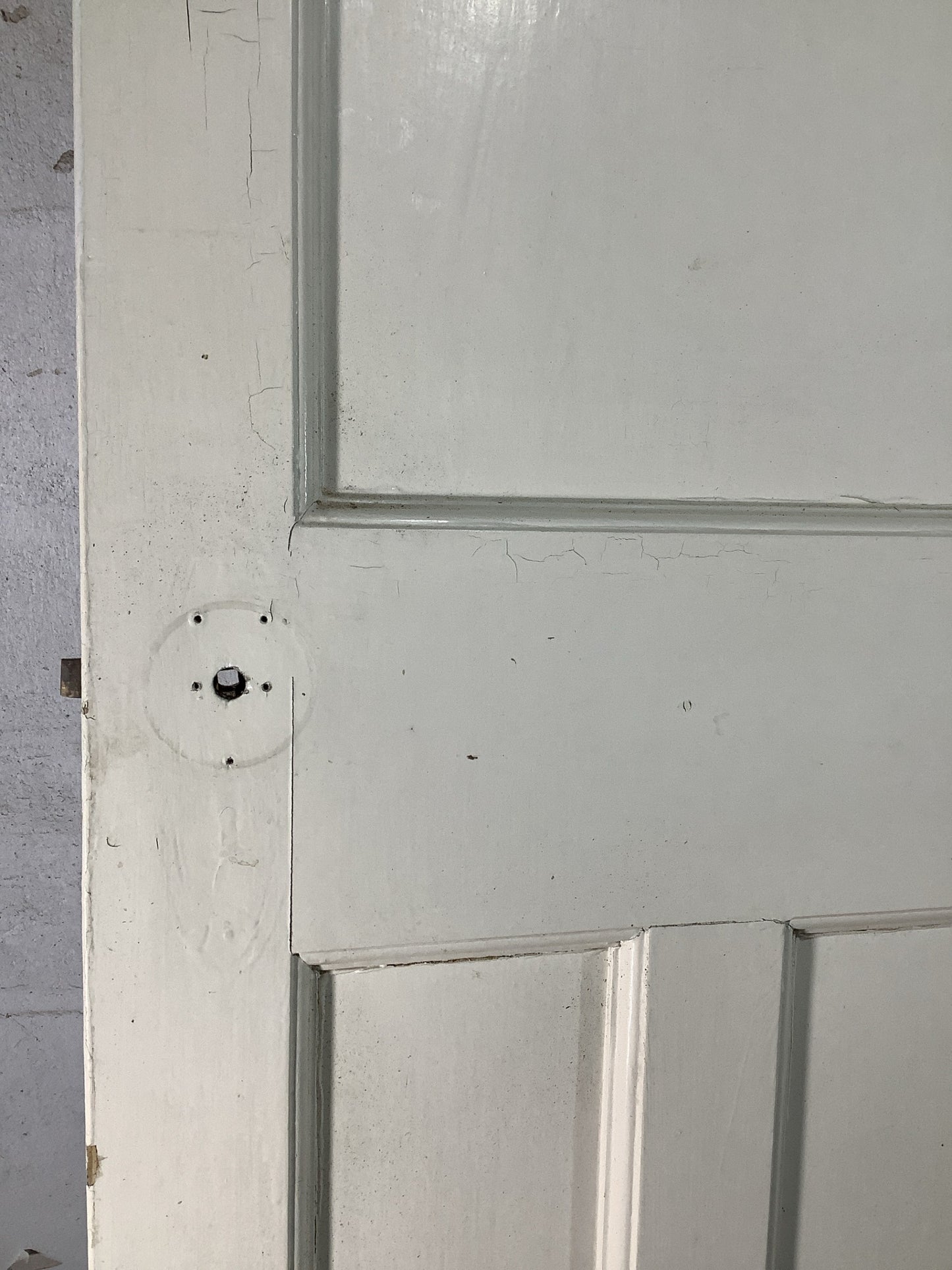 10th Pic 1930s Internal Painted  Pitch Pine Reclaimed Door
