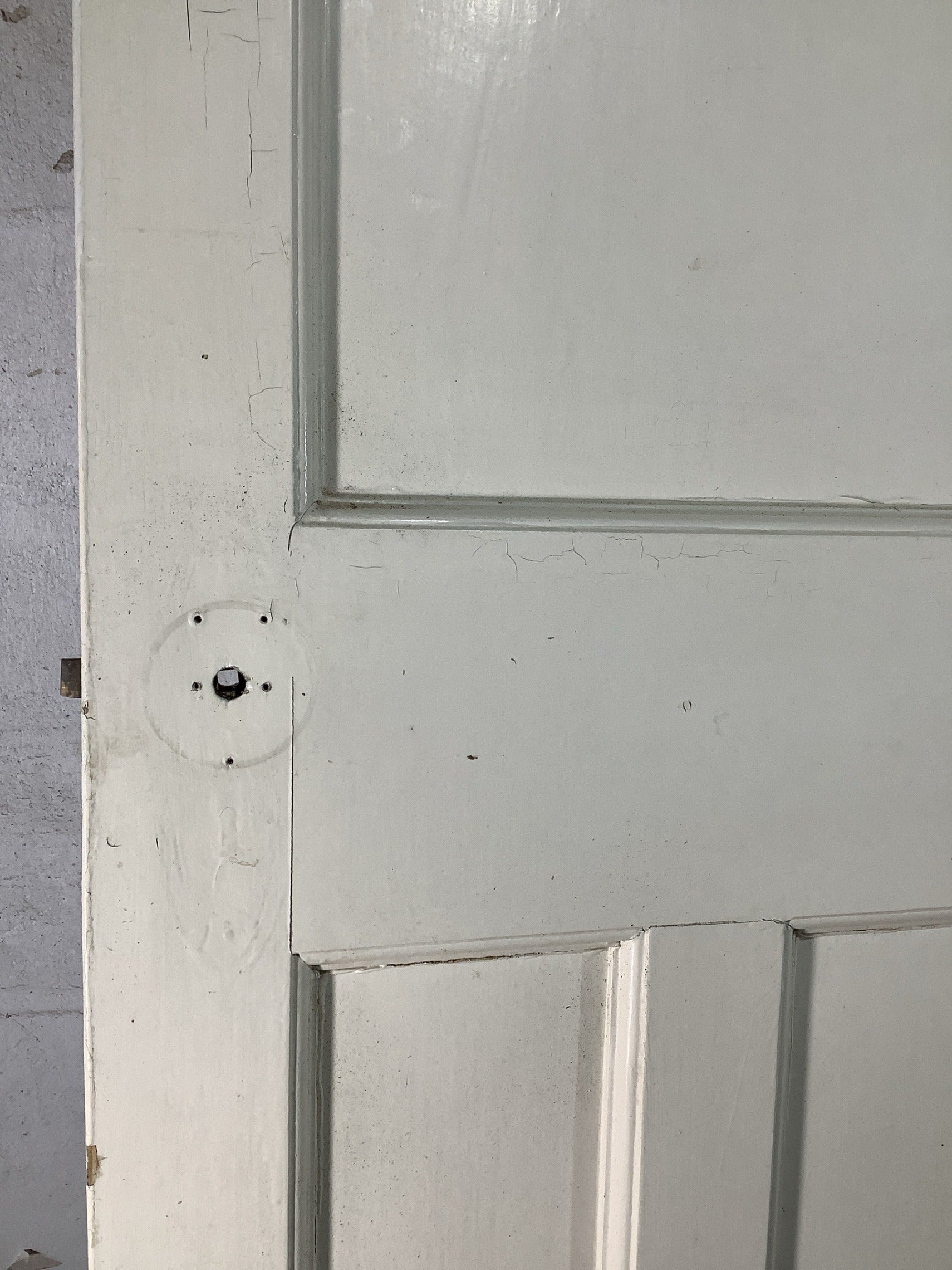 10th Pic 1930s Internal Painted  Pitch Pine Reclaimed Door