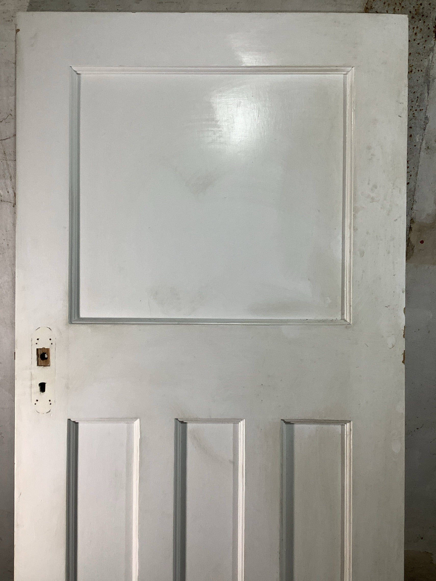 2nd Pic 1930s Internal Painted  Pitch Pine Reclaimed Door