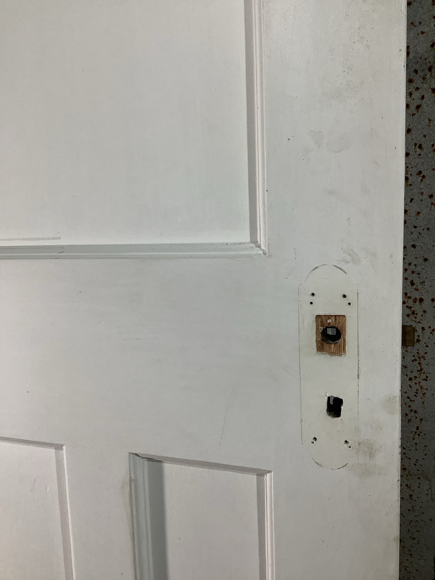 10th Pic 1930s Internal Painted  Pitch Pine Reclaimed Door