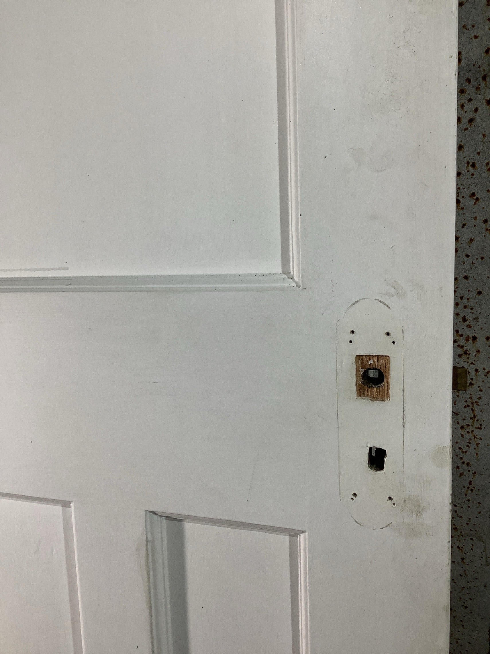 10th Pic 1930s Internal Painted  Pitch Pine Reclaimed Door