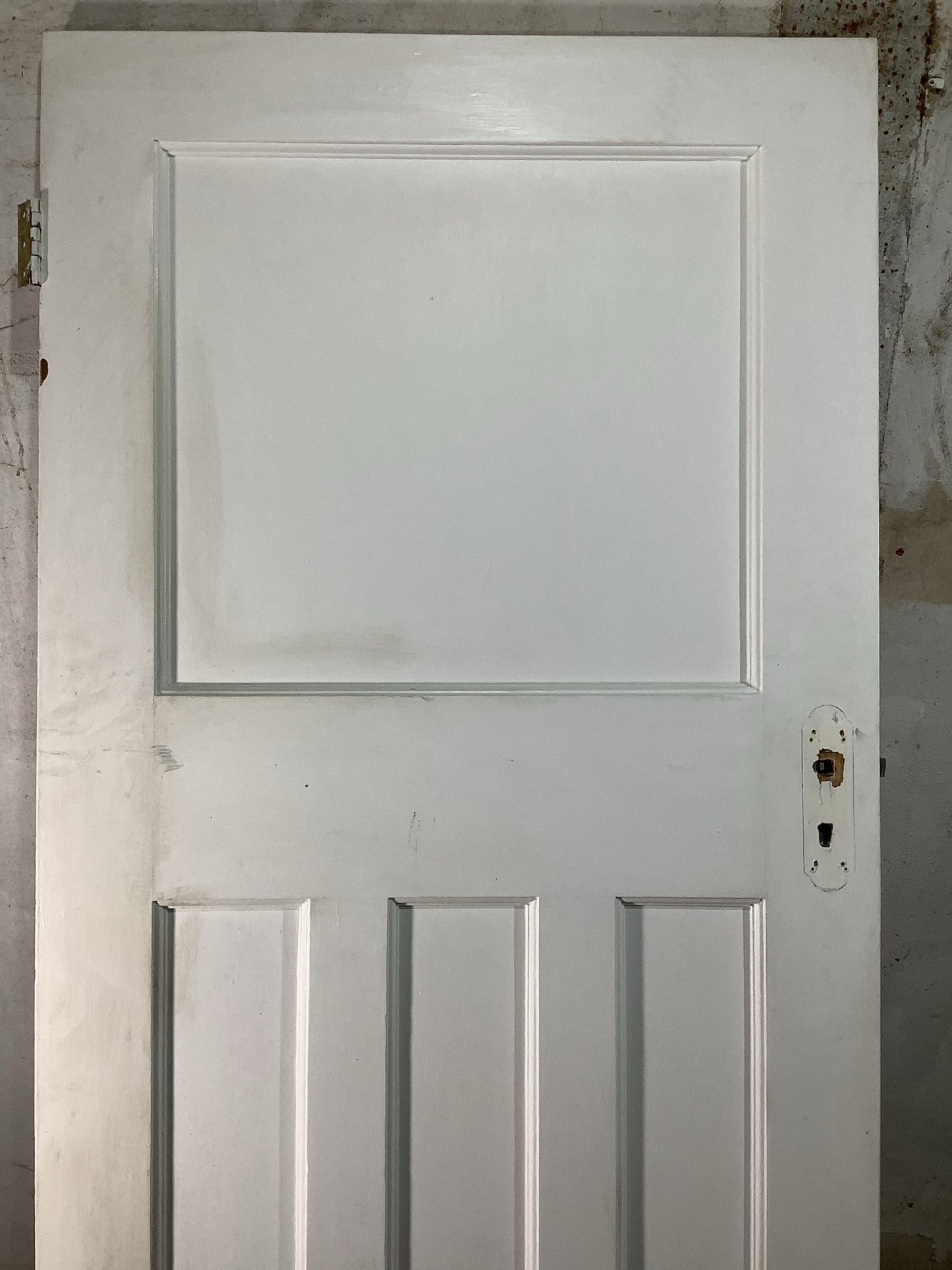 2nd Pic 1930s Internal Painted  Pitch Pine Reclaimed Door