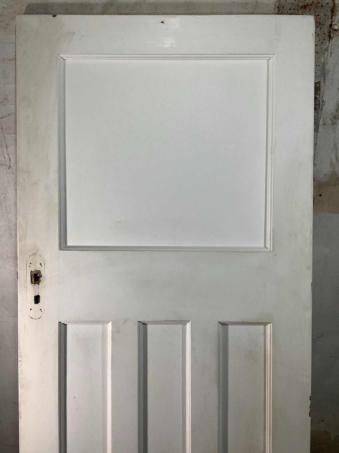 8th Pic 1930s Internal Painted  Pitch Pine Reclaimed Door