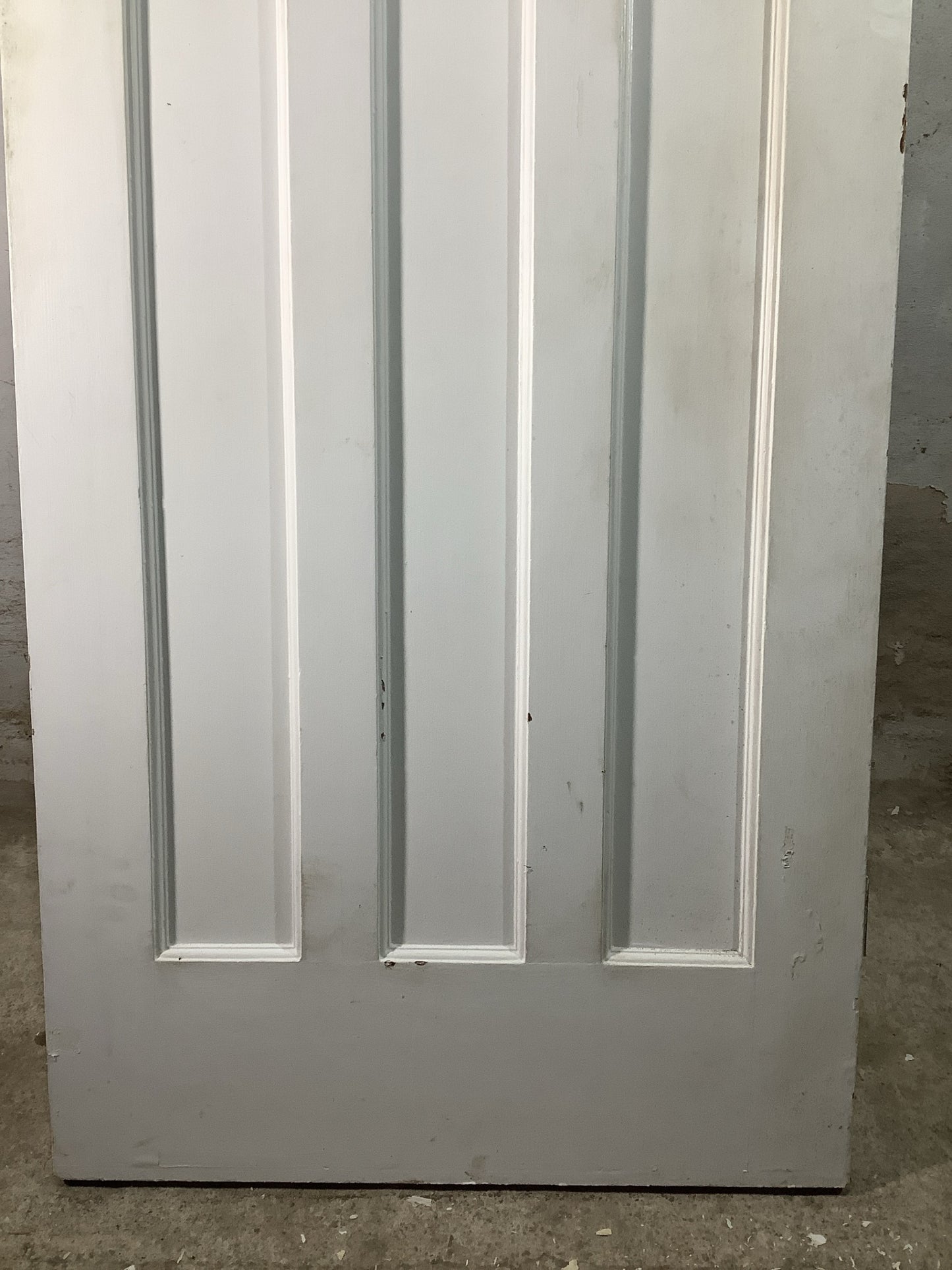 9th Pic 1930s Internal Painted  Pitch Pine Reclaimed Door