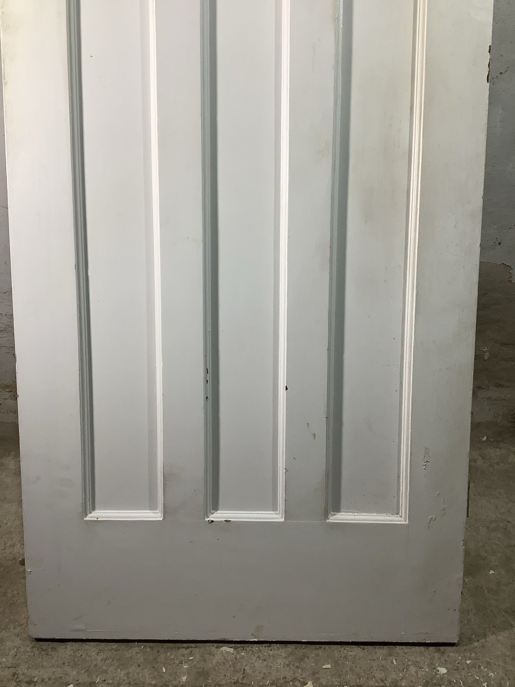 9th Pic 1930s Internal Painted  Pitch Pine Reclaimed Door