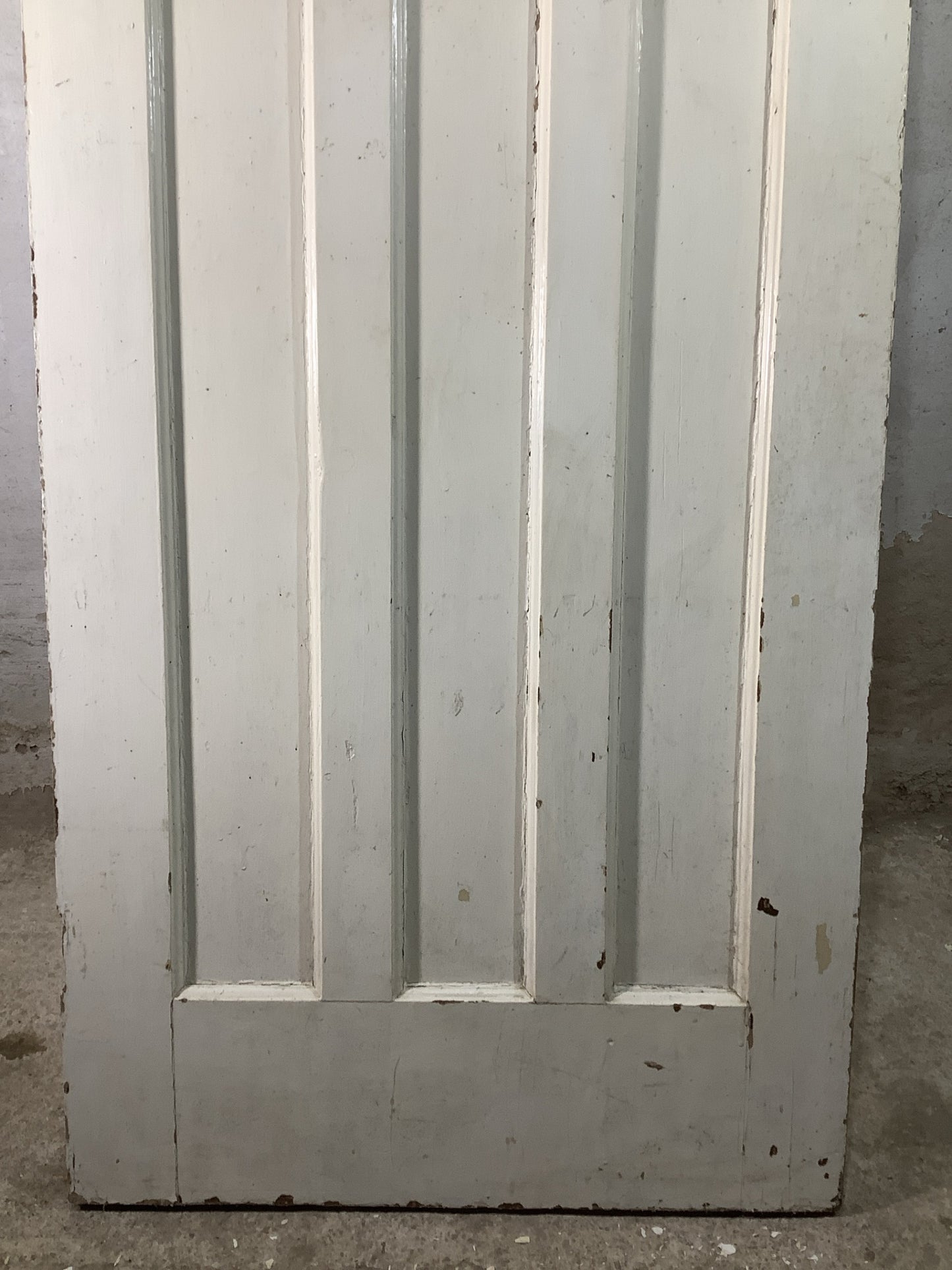 3rd Pic 1930s Internal Painted  Pitch Pine Reclaimed Door