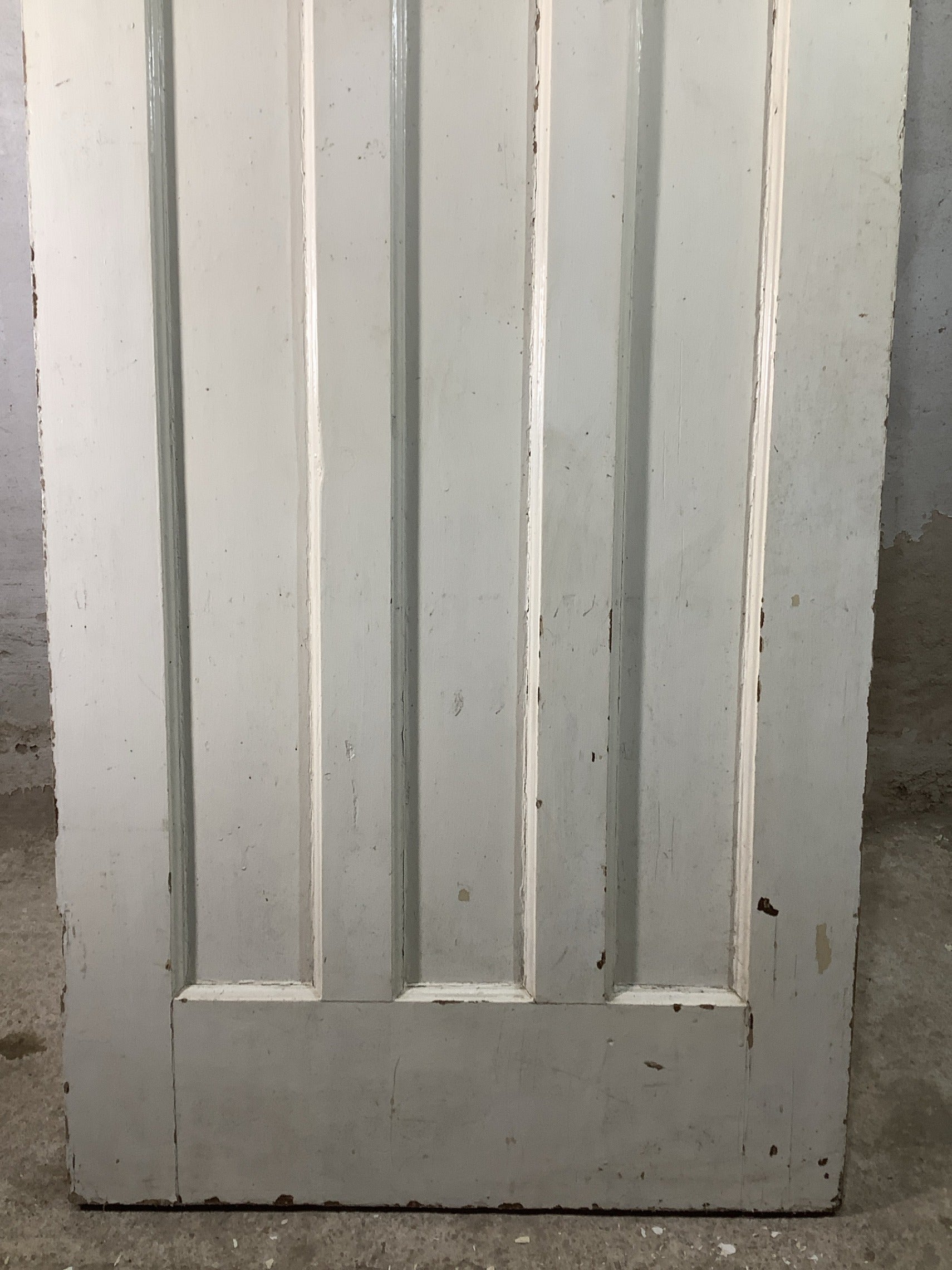 3rd Pic 1930s Internal Painted  Pitch Pine Reclaimed Door