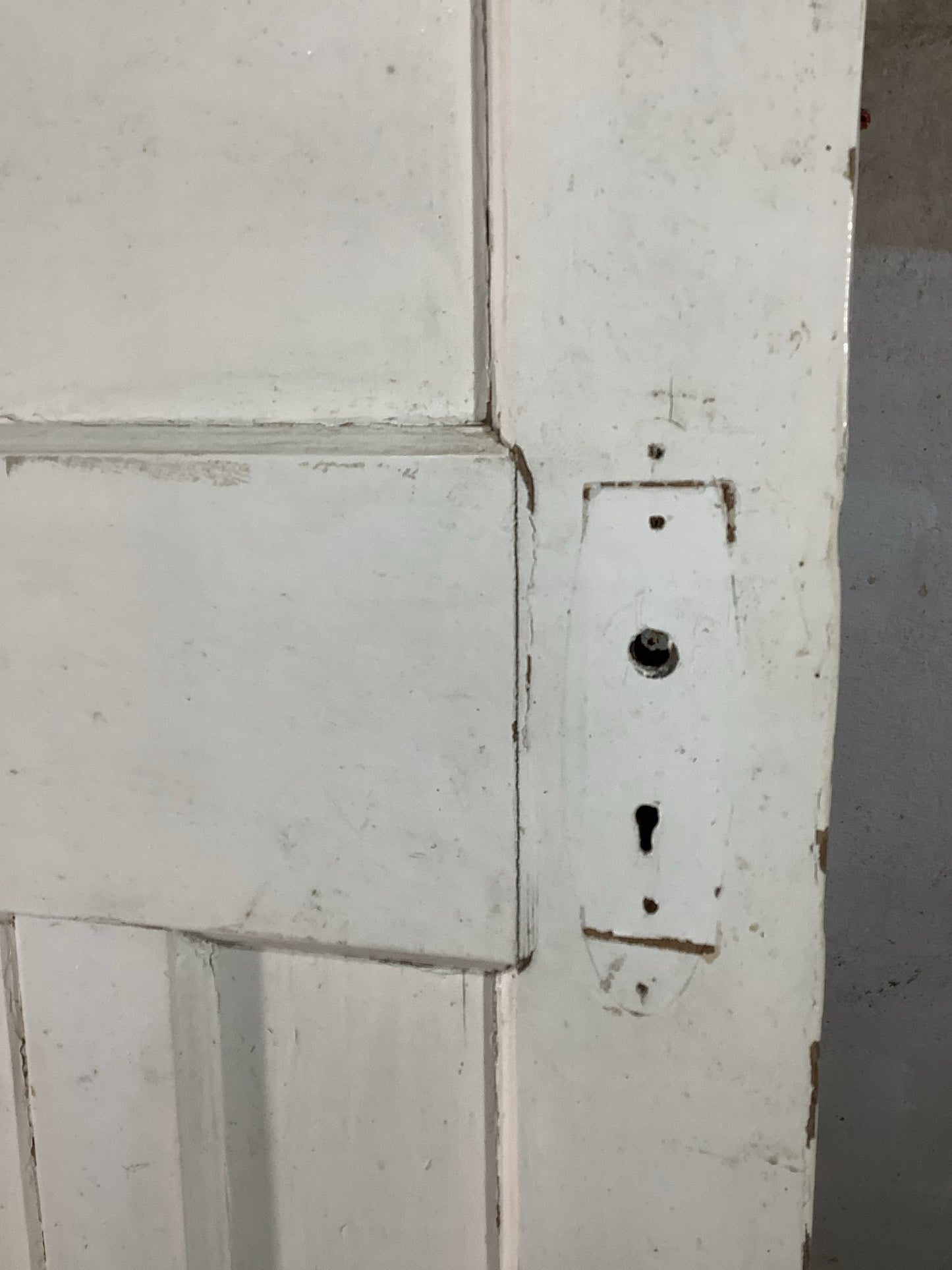 4th Pic 1930s Internal Painted  Pitch Pine Reclaimed Door