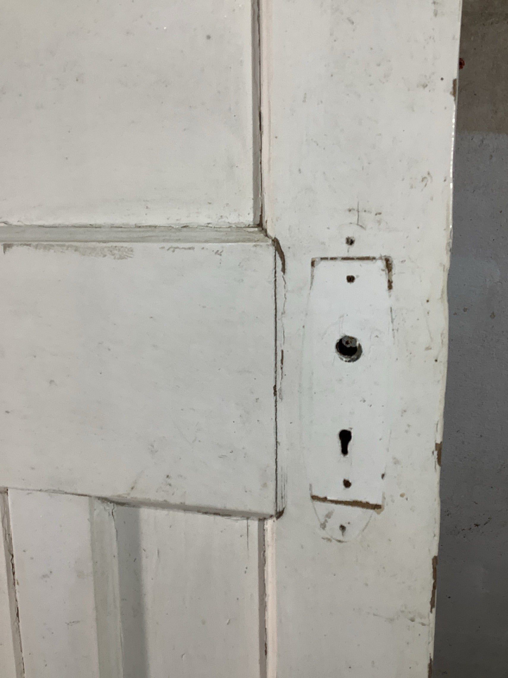 4th Pic 1930s Internal Painted  Pitch Pine Reclaimed Door