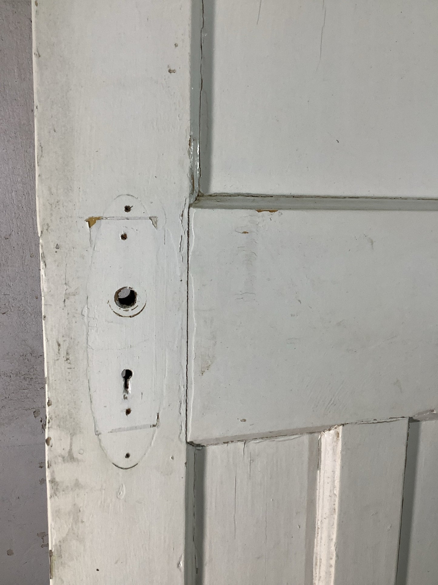 10th Pic 1930s Internal Painted  Pitch Pine Reclaimed Door