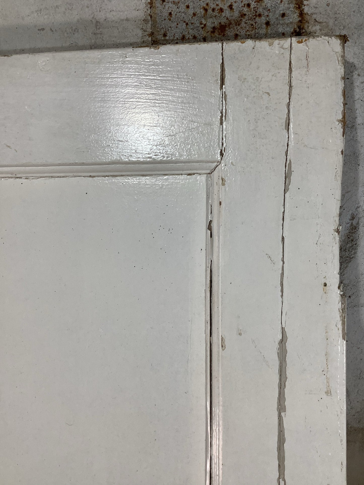 11th Pic 1930s Internal Painted  Pitch Pine Reclaimed Door