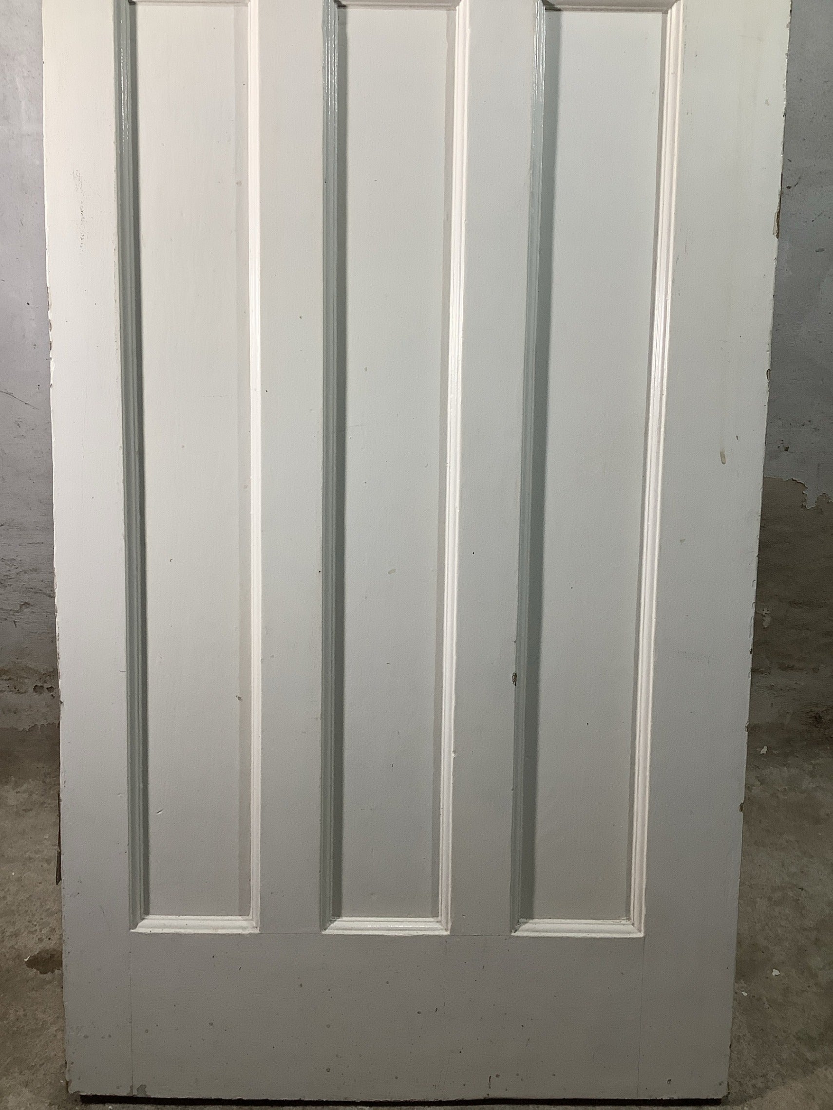 3rd Pic 1930s Internal Painted  Pitch Pine Reclaimed Door