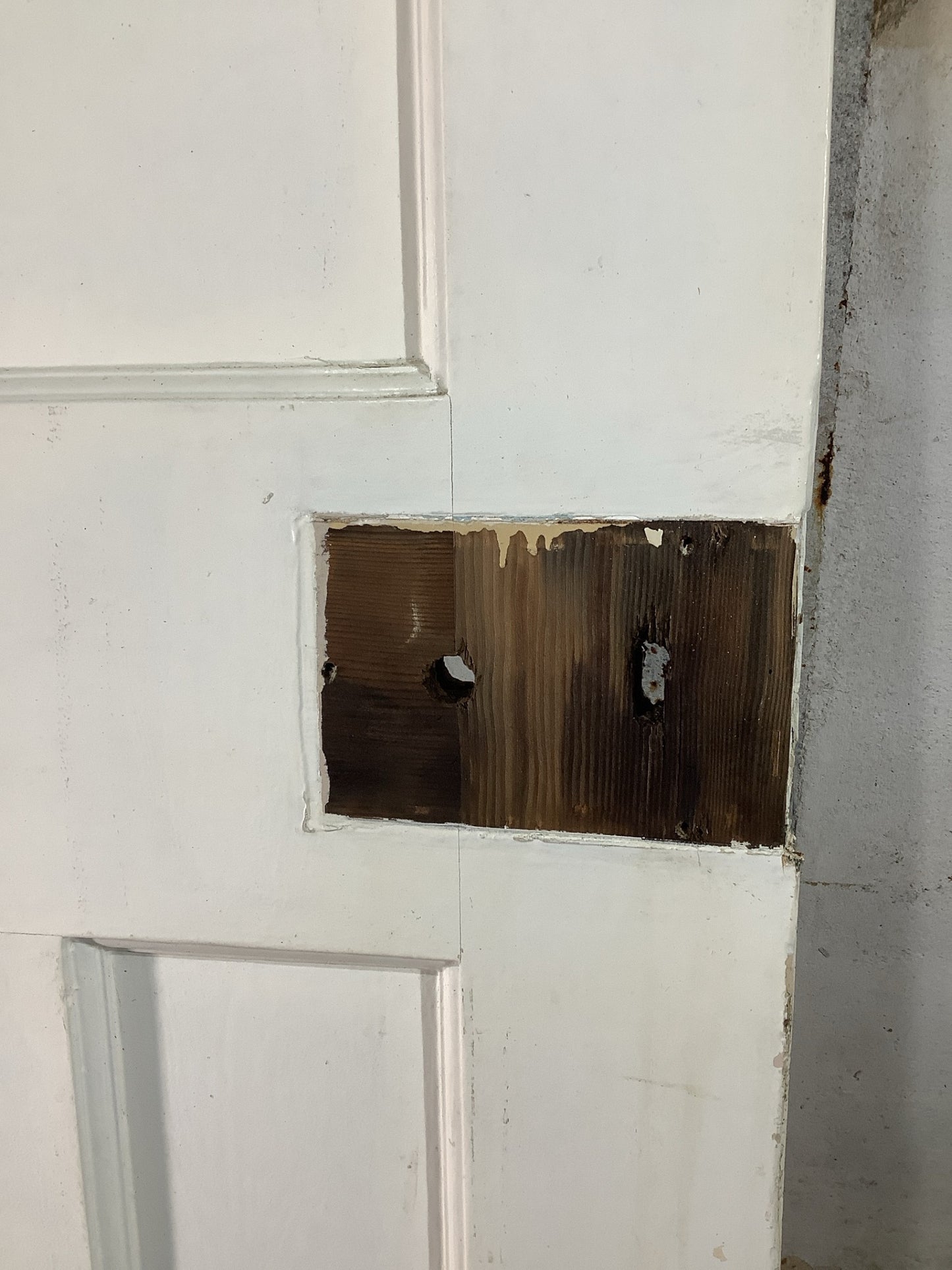 4th Pic 1930s Internal Painted  Pitch Pine Reclaimed Door