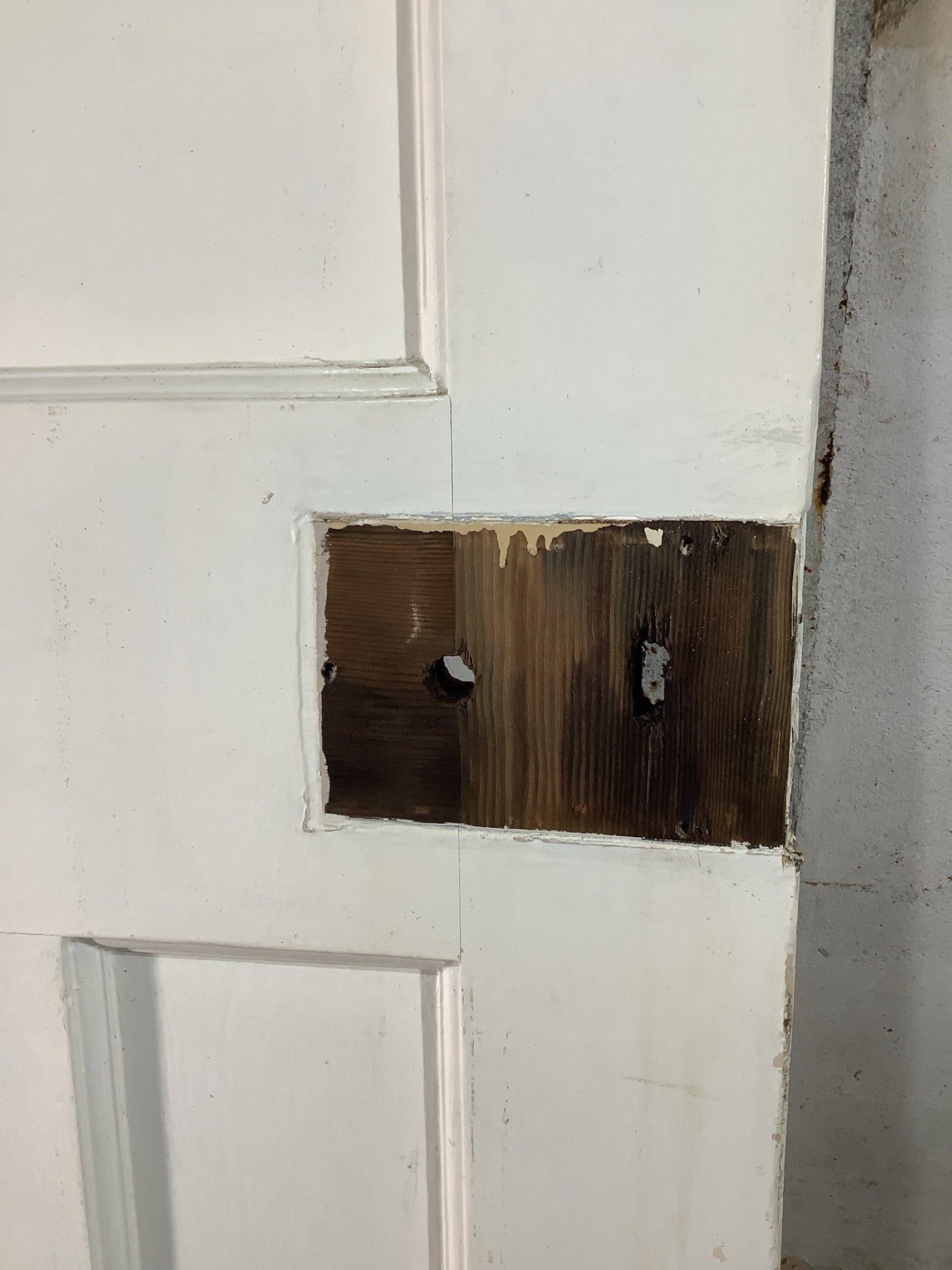 4th Pic 1930s Internal Painted  Pitch Pine Reclaimed Door