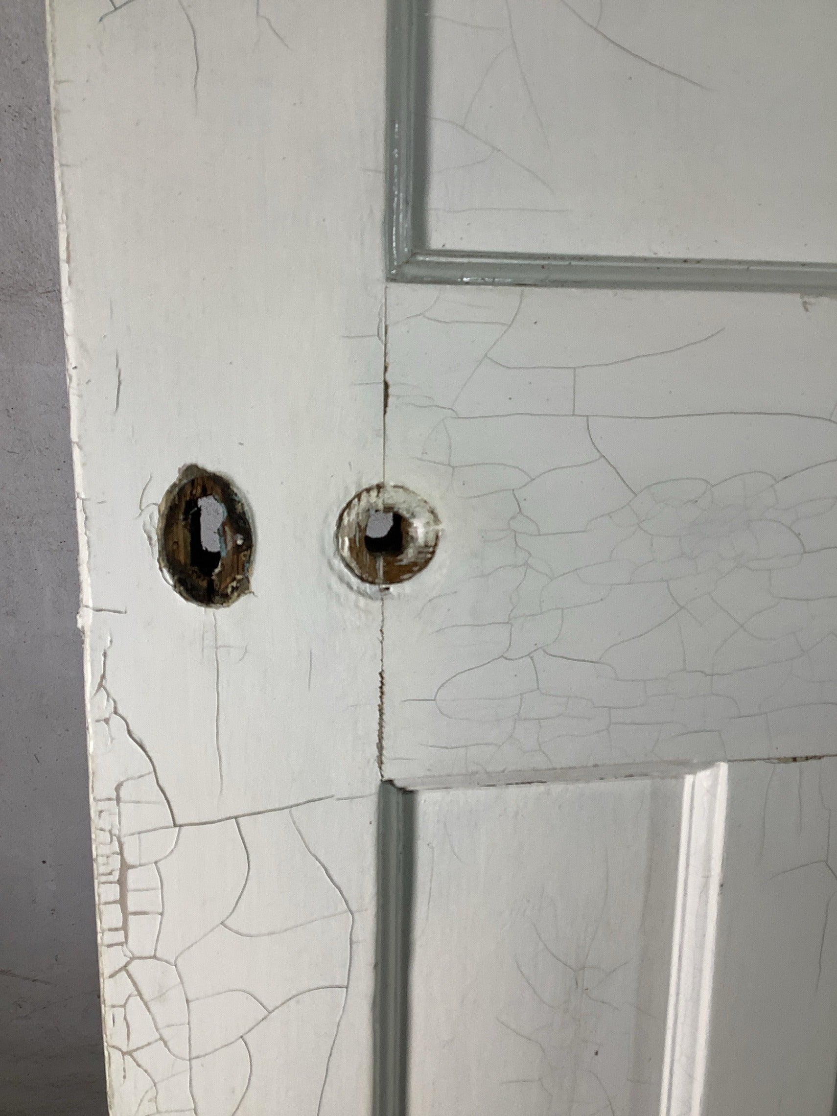 10th Pic 1930s Internal Painted  Pitch Pine Reclaimed Door