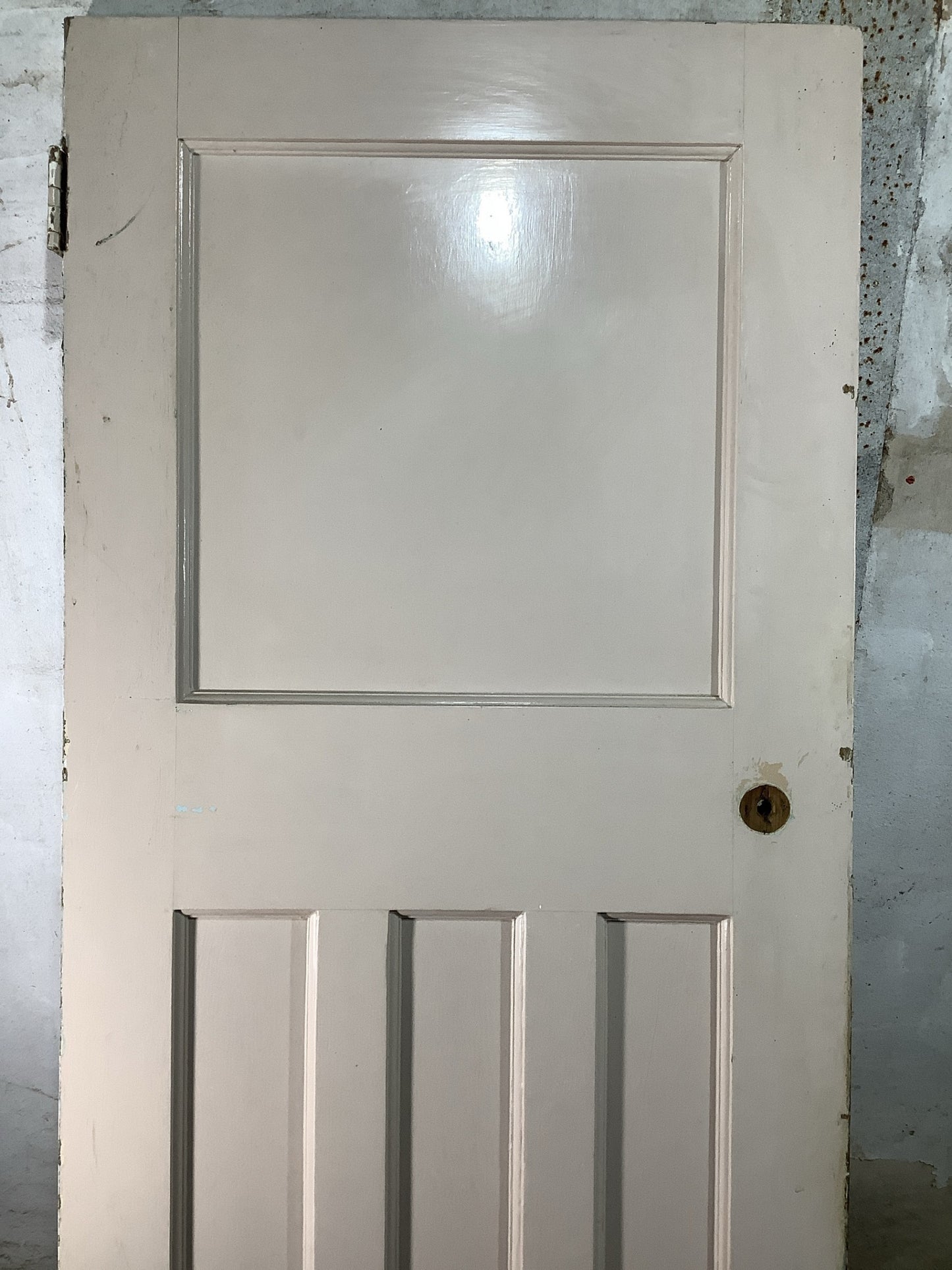 2nd Pic 1930s Internal Painted  Pitch Pine Reclaimed Door