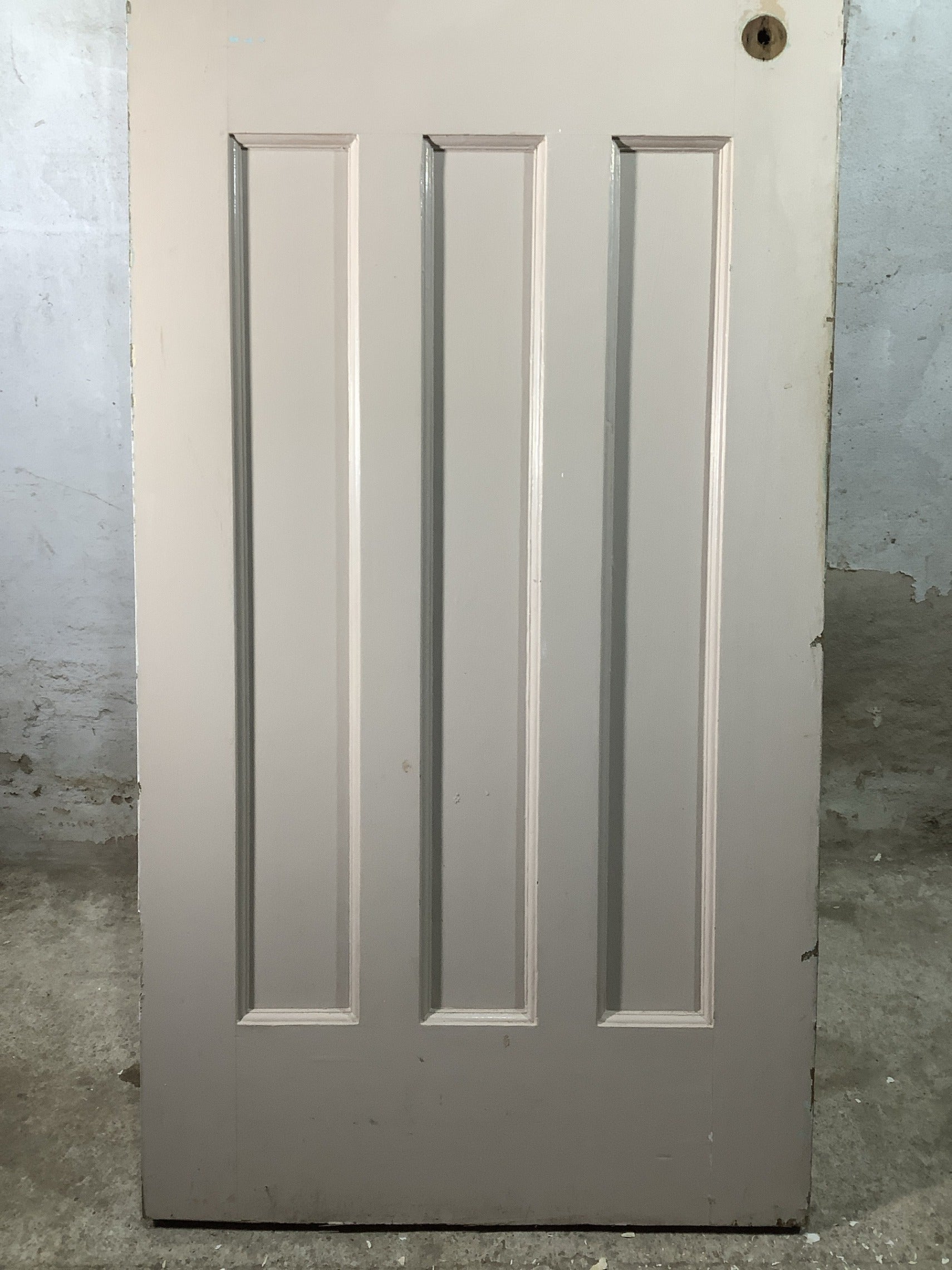 3rd Pic 1930s Internal Painted  Pitch Pine Reclaimed Door