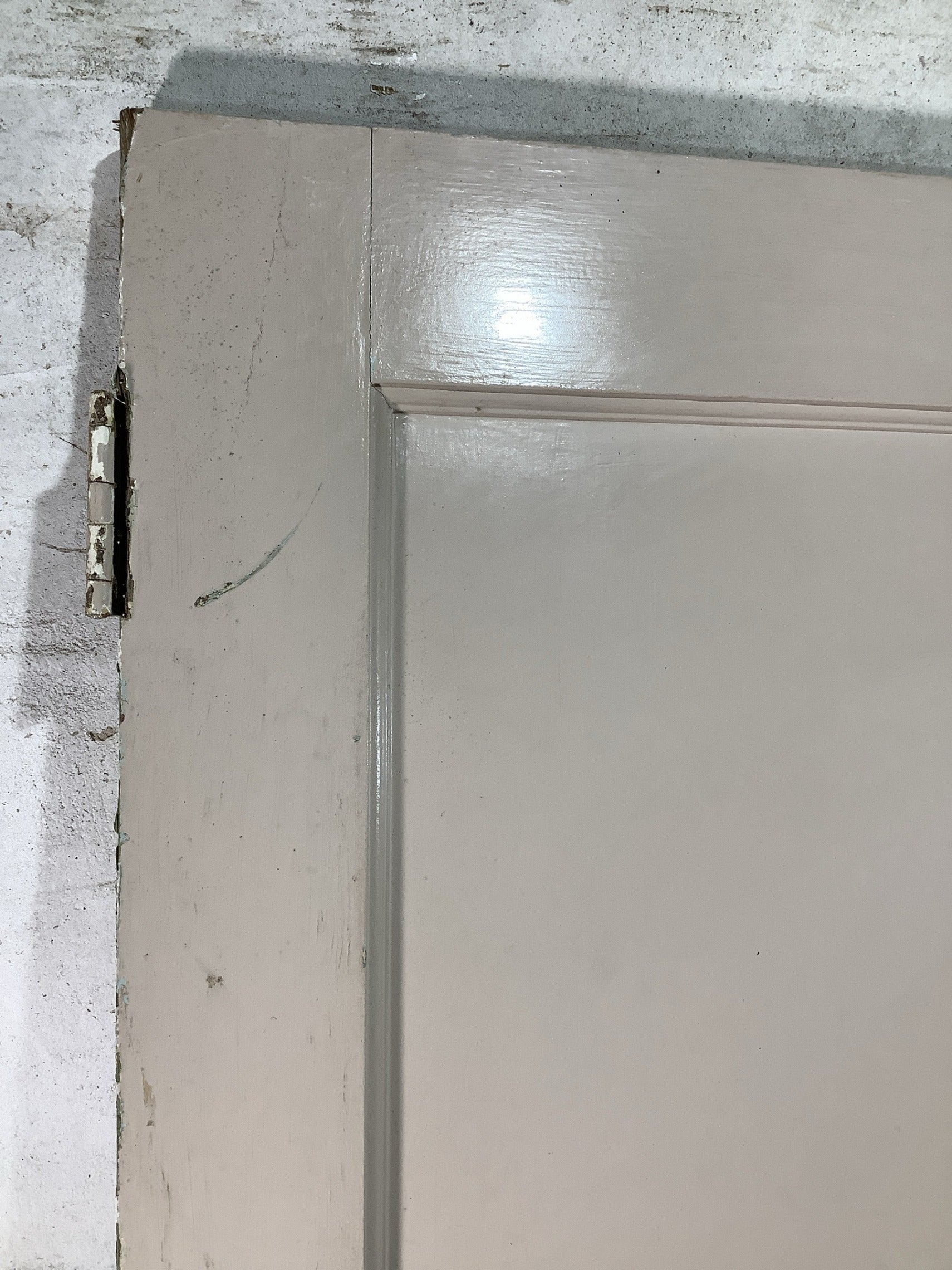 4th Pic 1930s Internal Painted  Pitch Pine Reclaimed Door