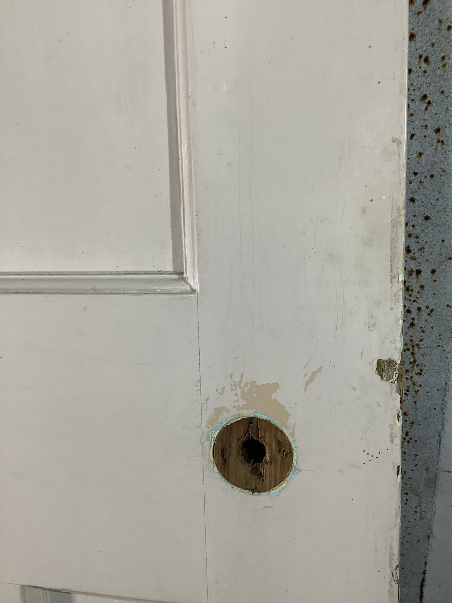 5th Pic 1930s Internal Painted  Pitch Pine Reclaimed Door