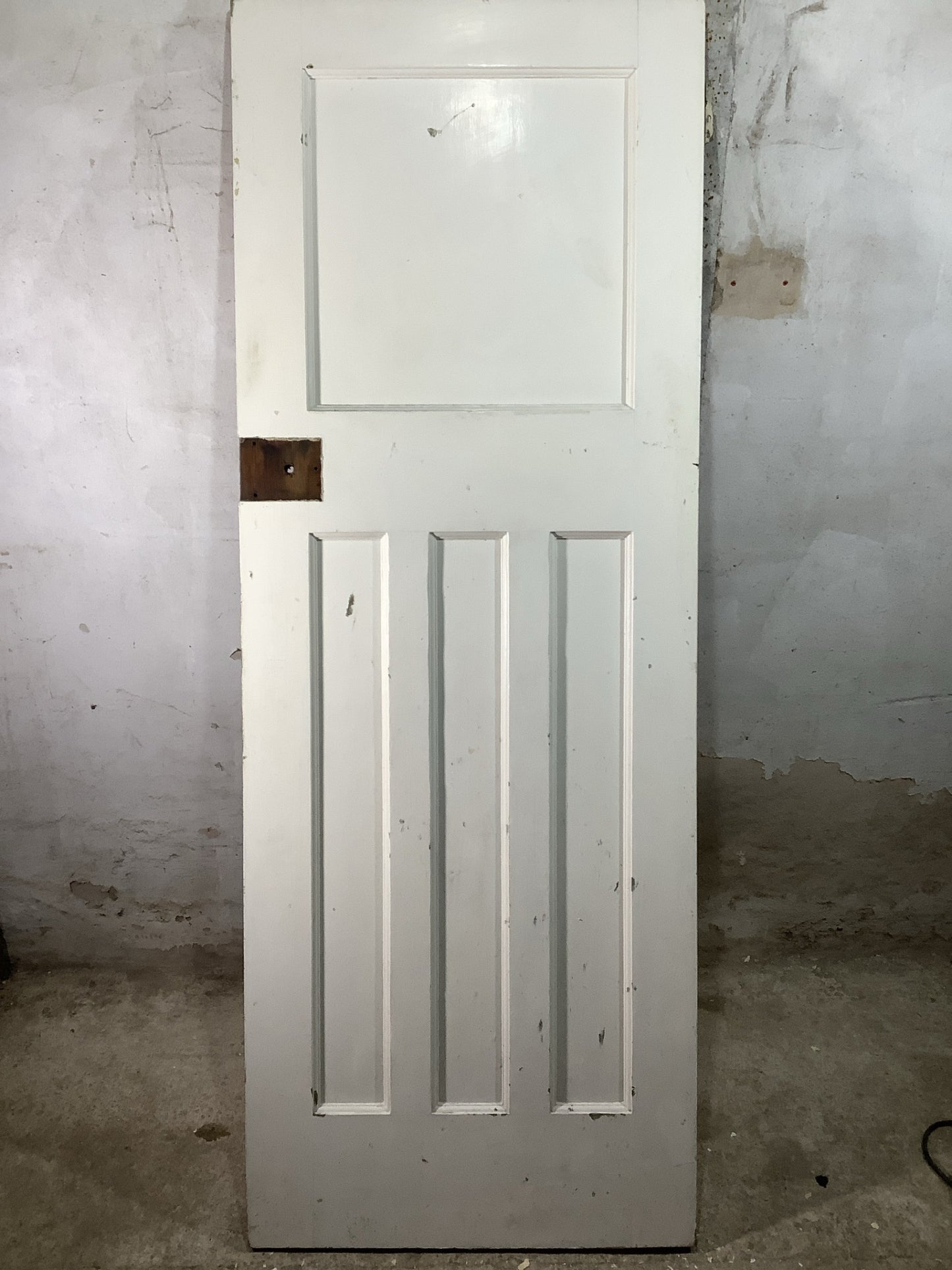7th Pic 1930s Internal Painted  Pitch Pine Reclaimed Door