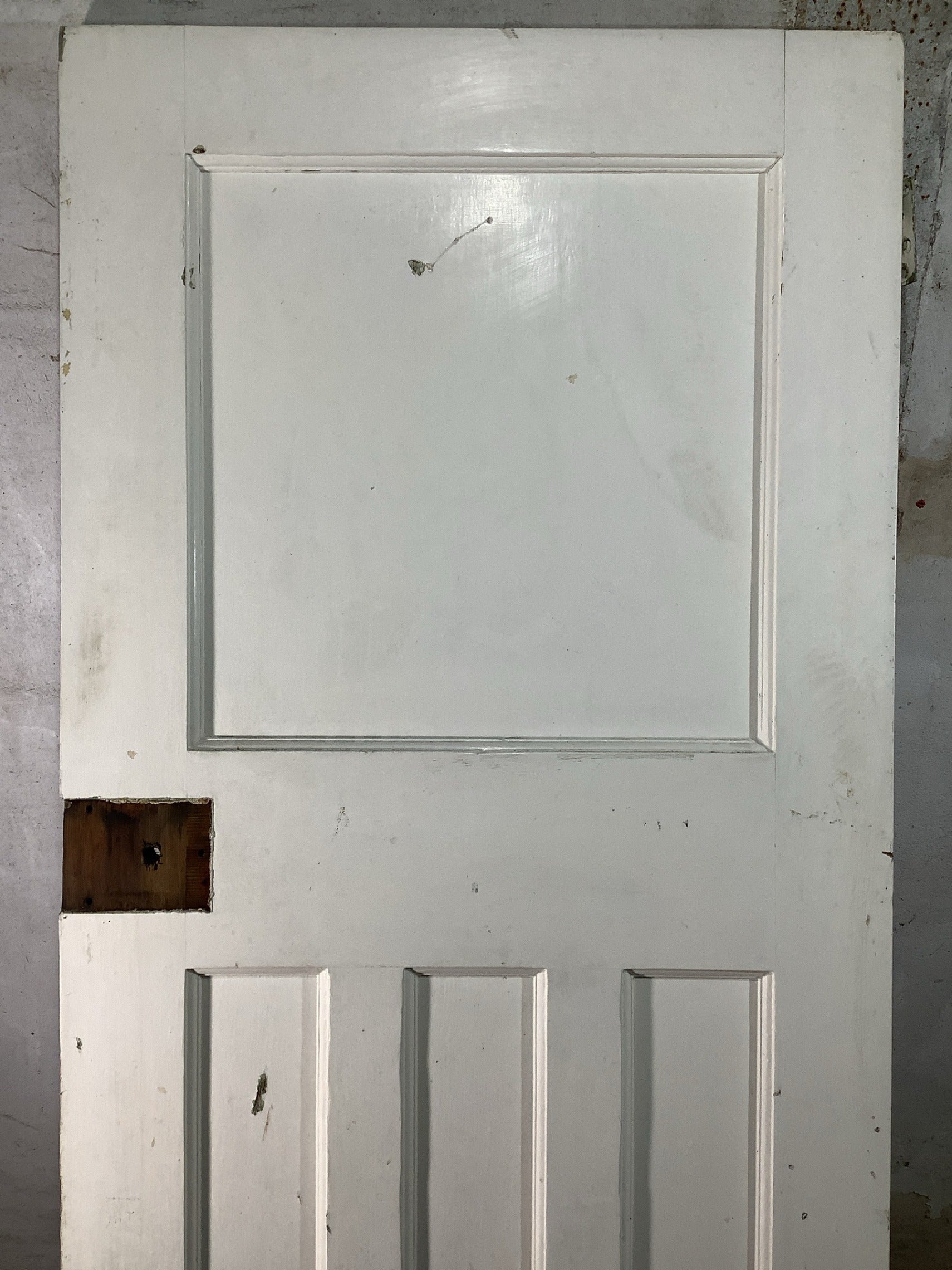 8th Pic 1930s Internal Painted  Pitch Pine Reclaimed Door