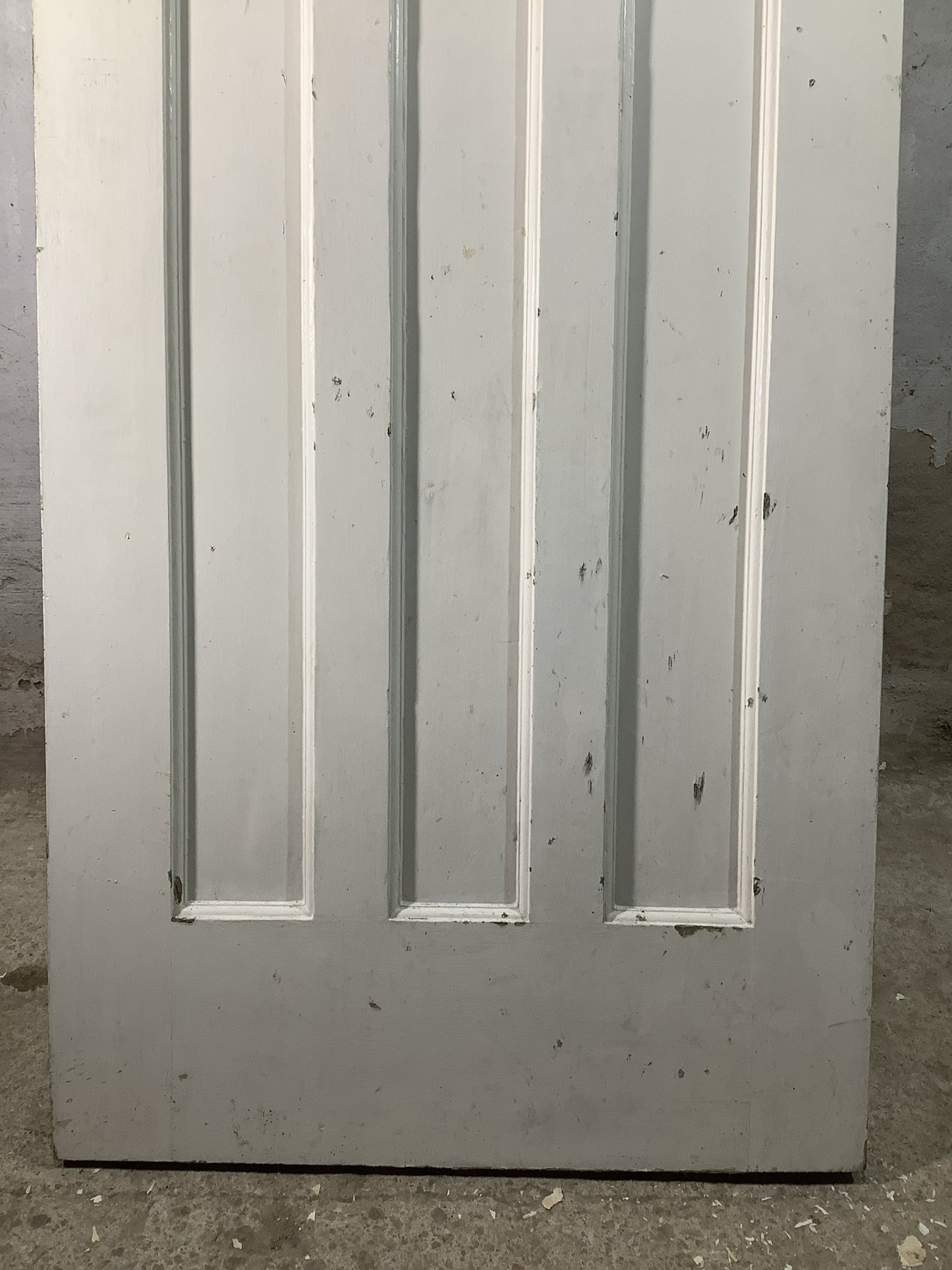 9th Pic 1930s Internal Painted  Pitch Pine Reclaimed Door