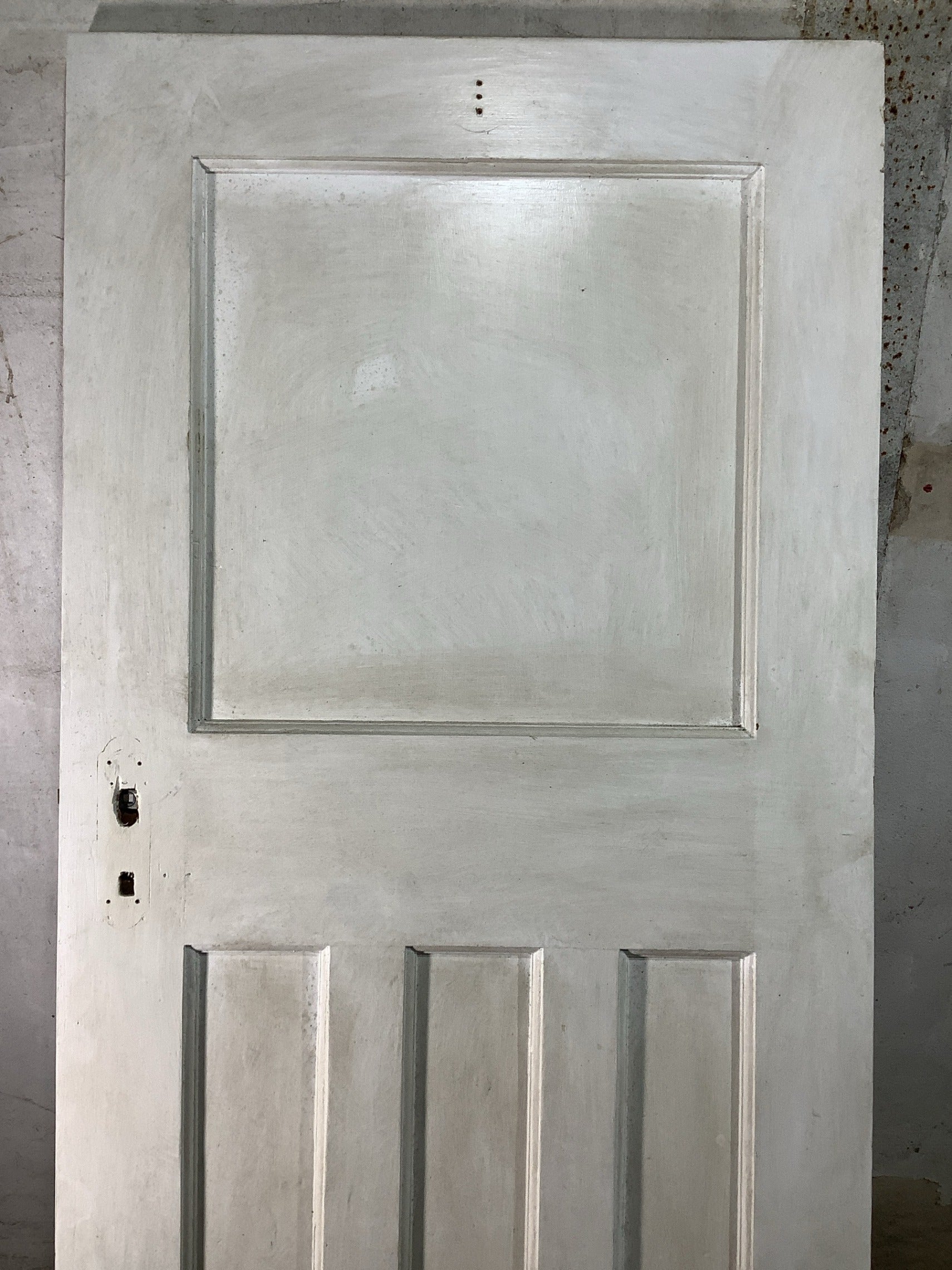 2nd Pic 1930s Internal Painted  Pitch Pine Reclaimed Door