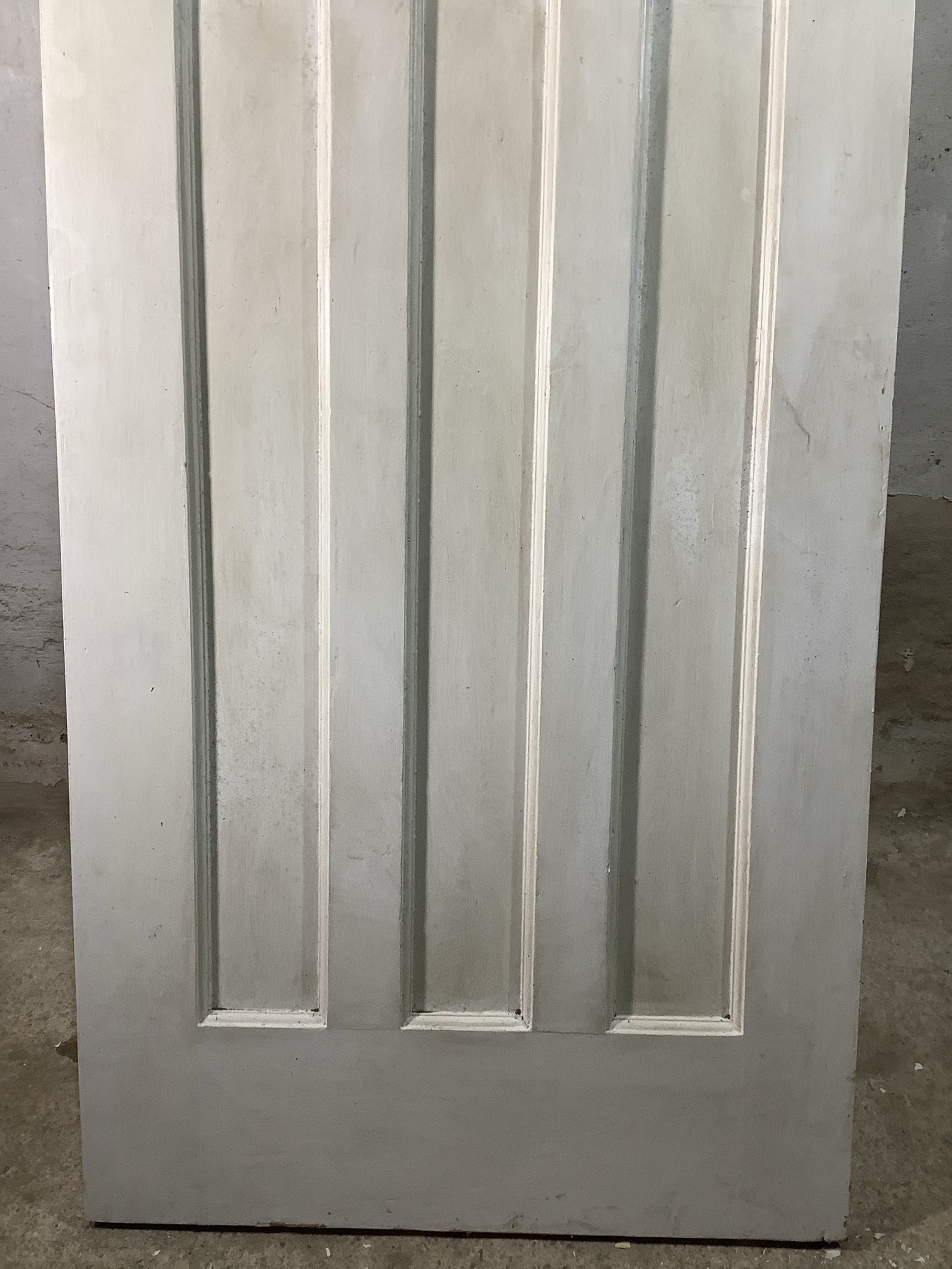 3rd Pic 1930s Internal Painted  Pitch Pine Reclaimed Door