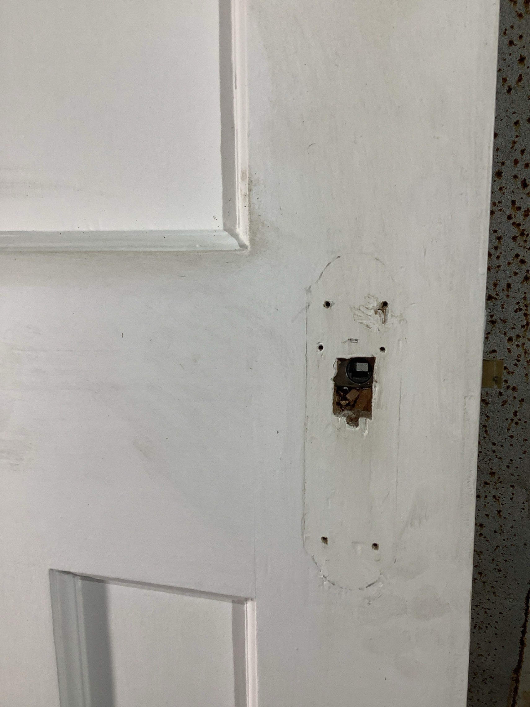 11th Pic 1930s Internal Painted  Pitch Pine Reclaimed Door