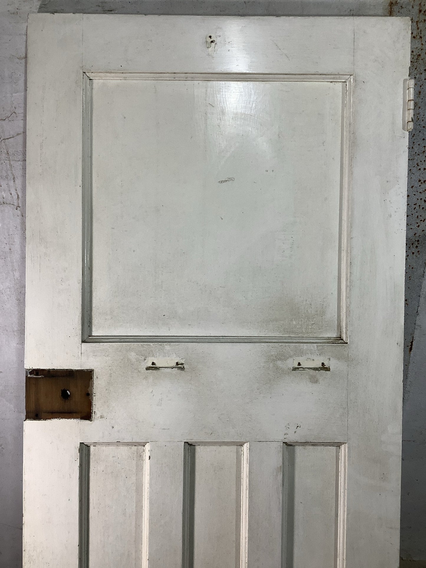 8th Pic 1930s Internal Painted  Pitch Pine Reclaimed Door