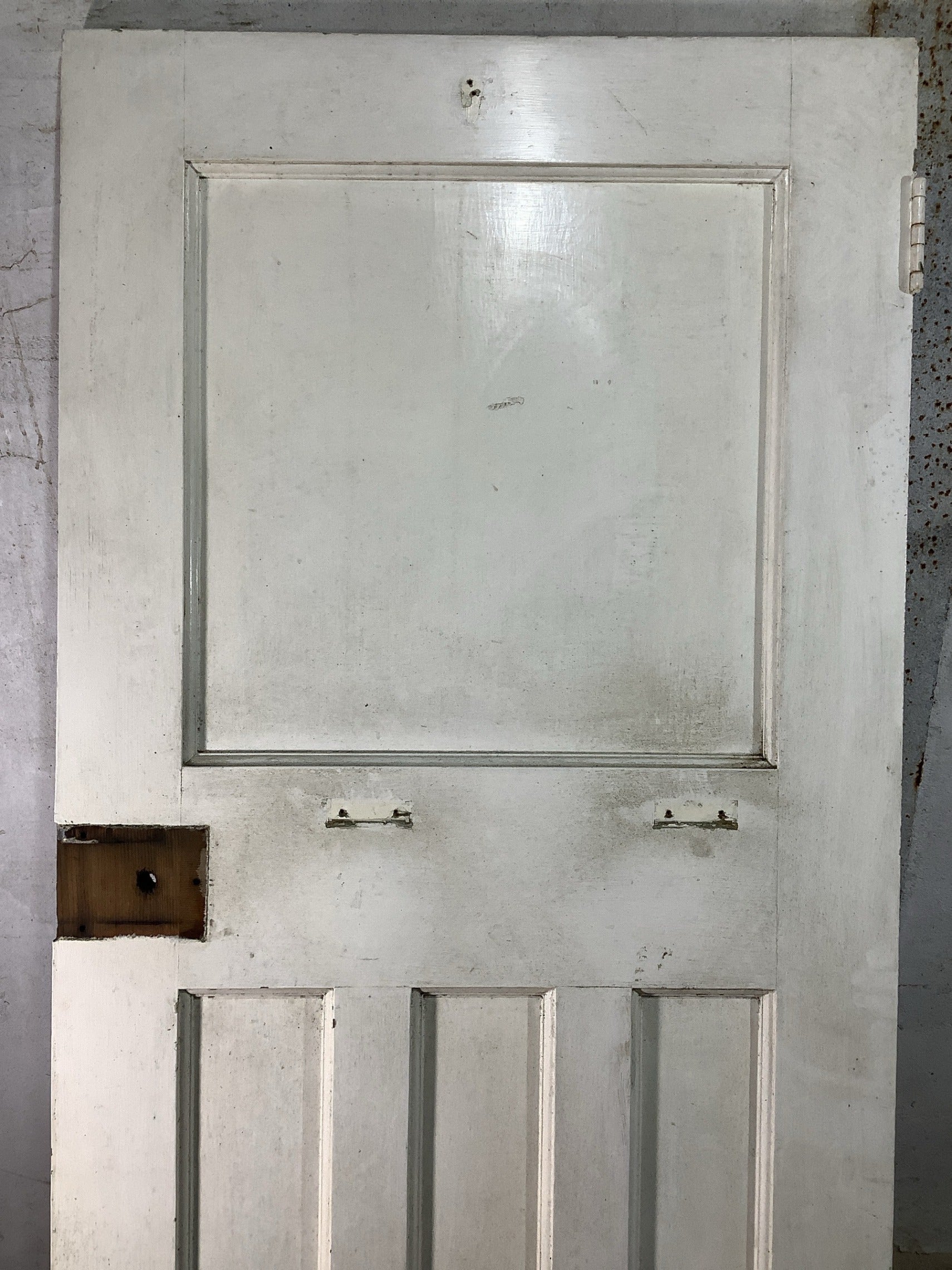 8th Pic 1930s Internal Painted  Pitch Pine Reclaimed Door