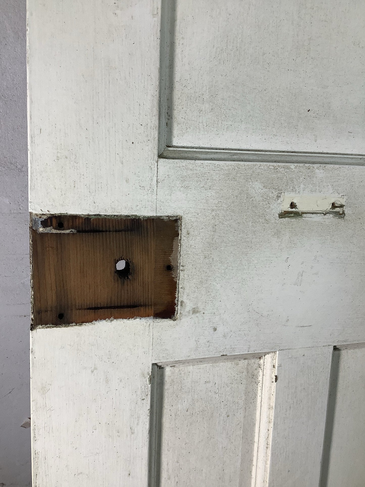 10th Pic 1930s Internal Painted  Pitch Pine Reclaimed Door