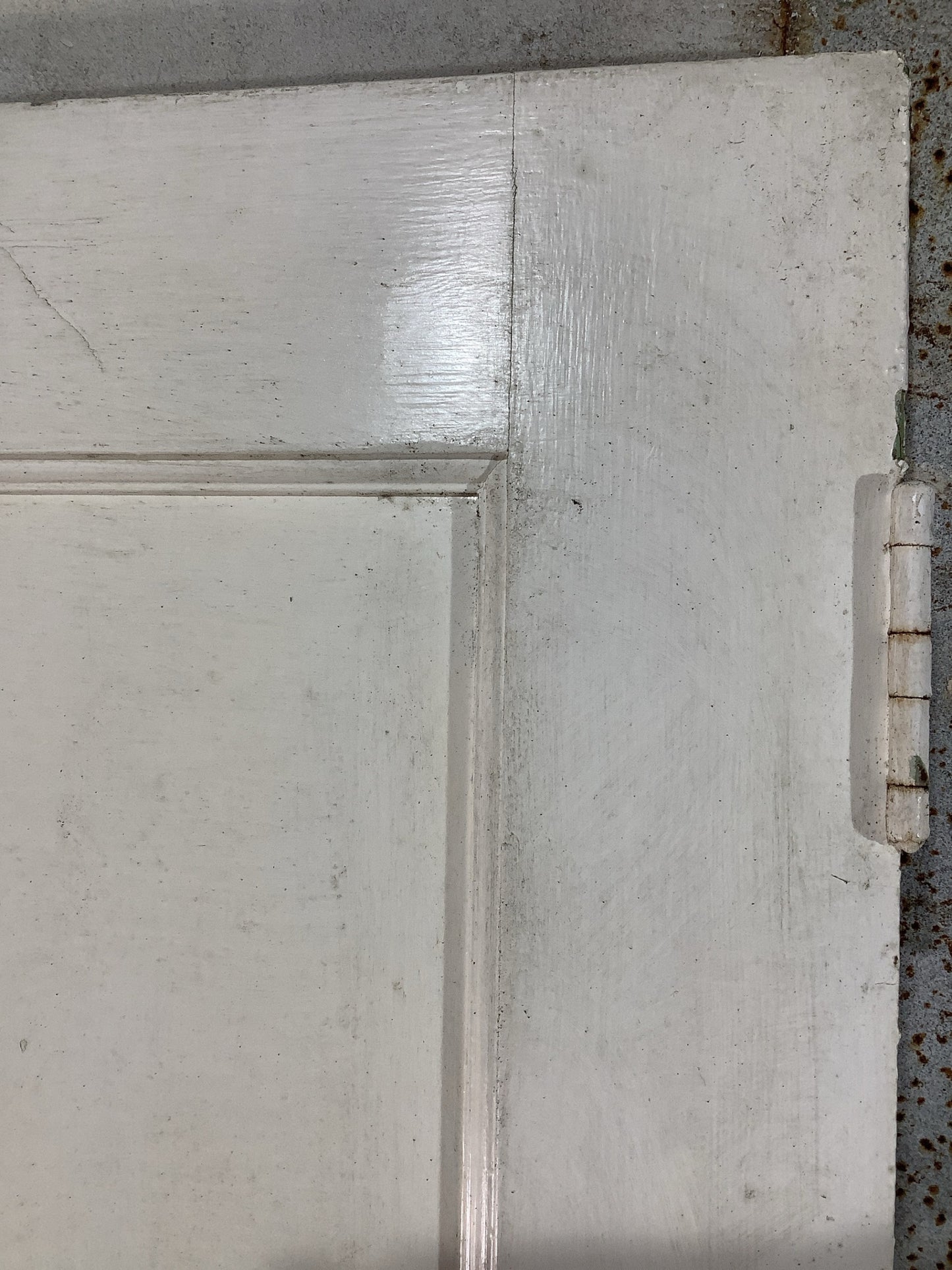 11th Pic 1930s Internal Painted  Pitch Pine Reclaimed Door