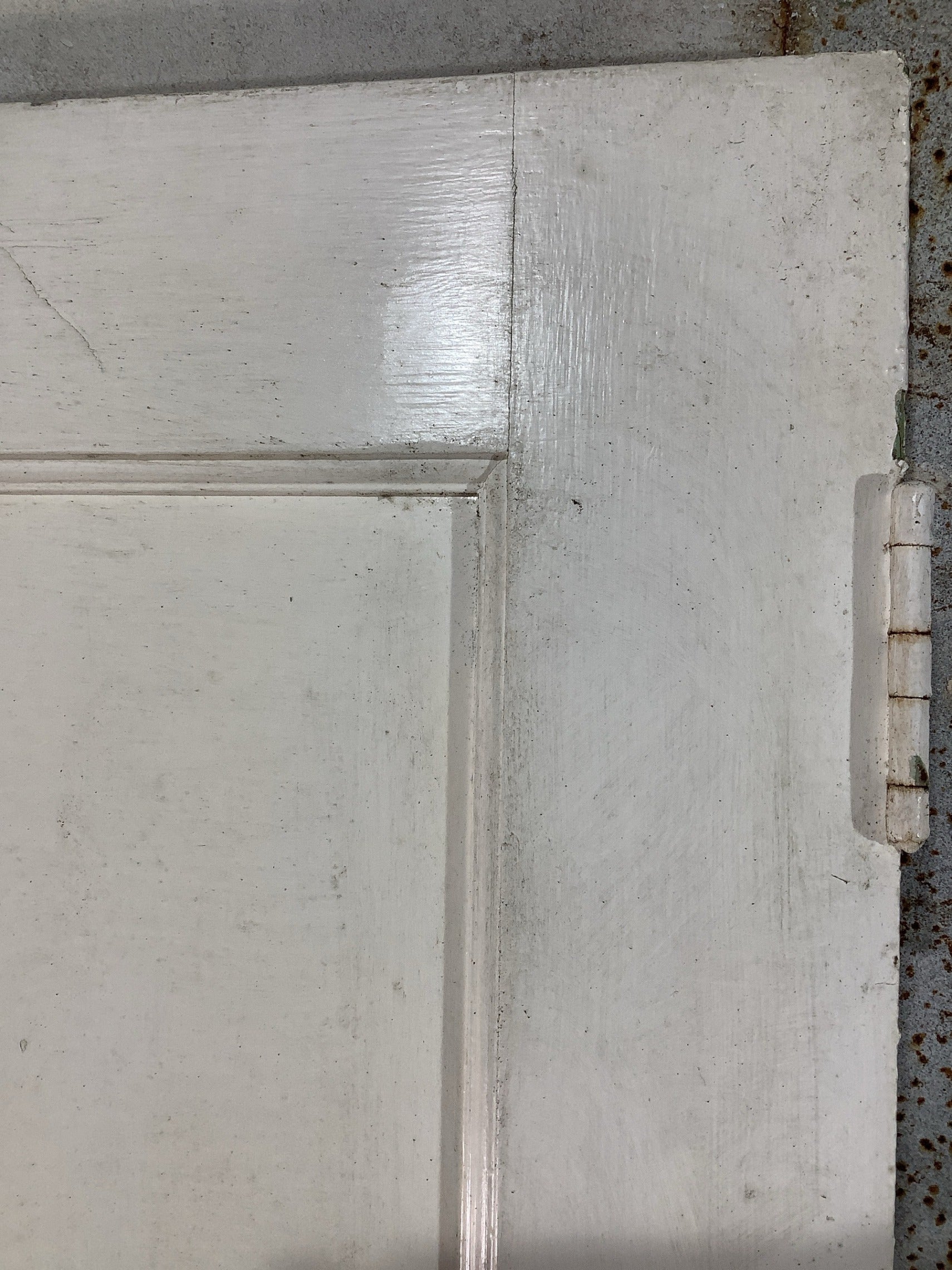 11th Pic 1930s Internal Painted  Pitch Pine Reclaimed Door