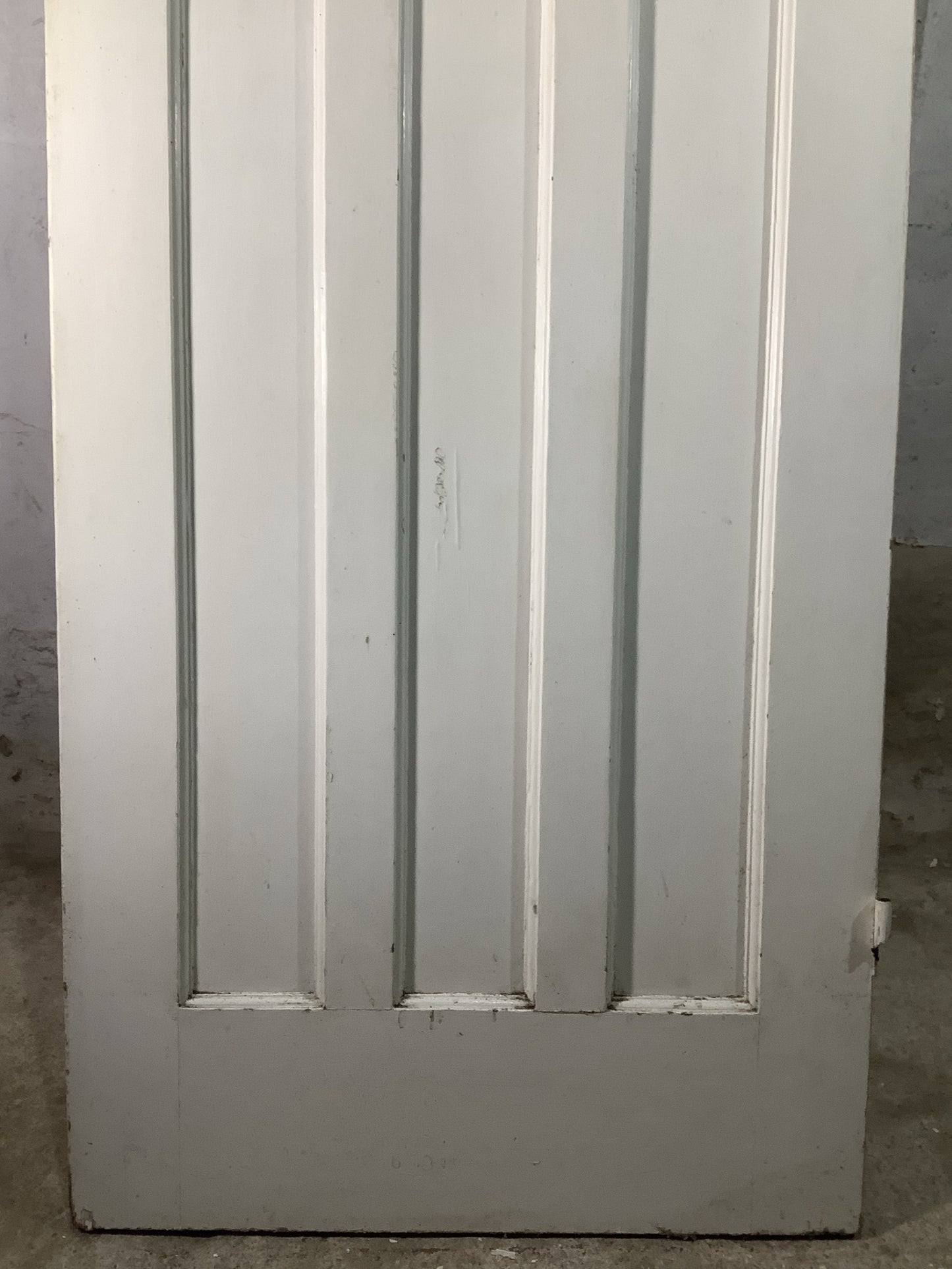 3rd Pic 1930s Internal Painted  Pitch Pine Reclaimed Door