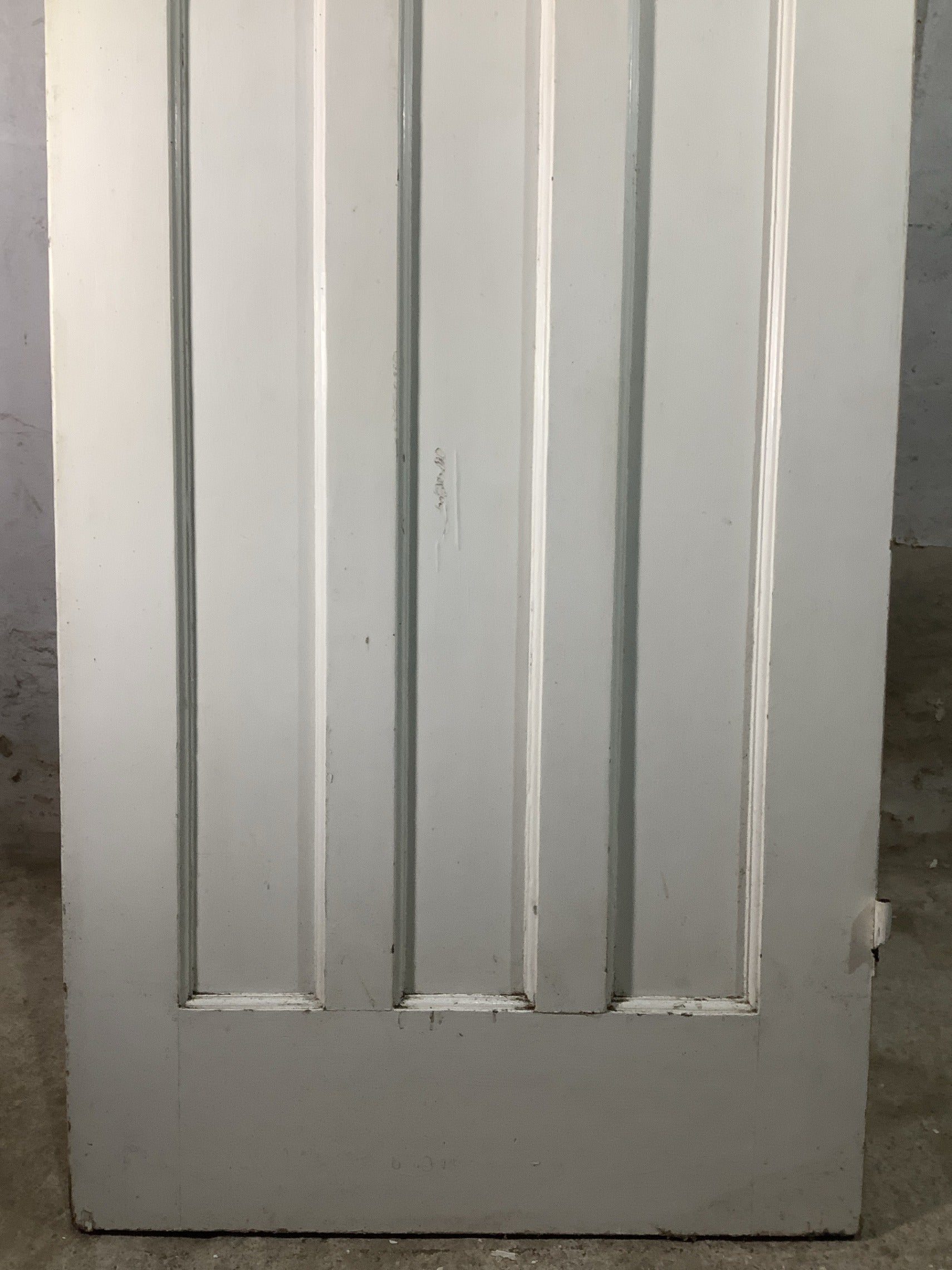 3rd Pic 1930s Internal Painted  Pitch Pine Reclaimed Door