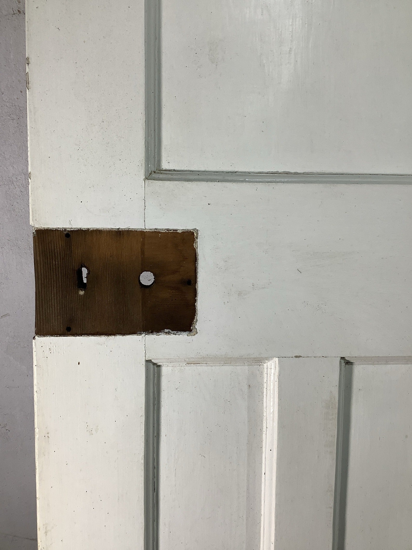 4th Pic 1930s Internal Painted  Pitch Pine Reclaimed Door