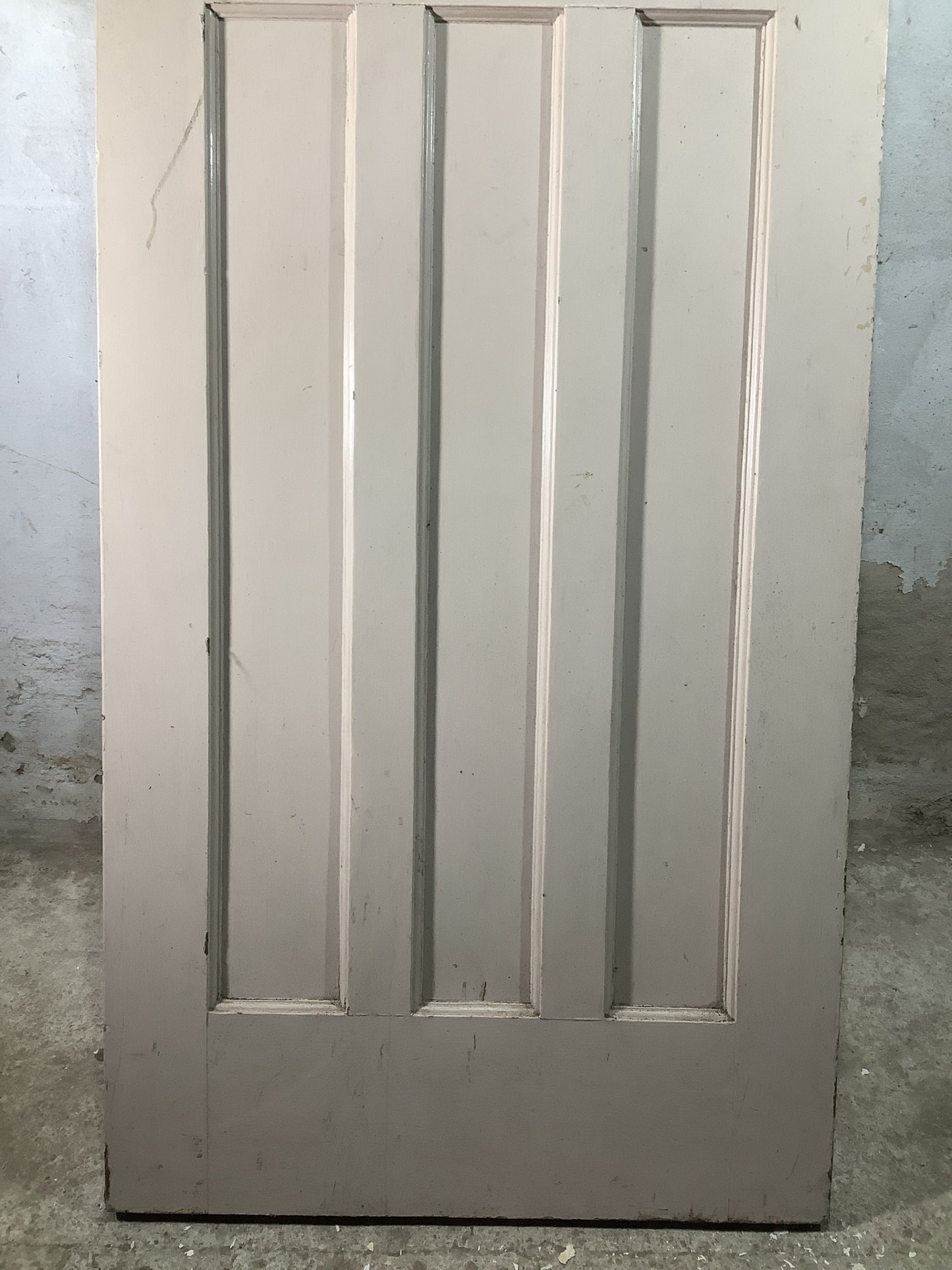 9th Pic 1930s Internal Painted  Pitch Pine Reclaimed Door