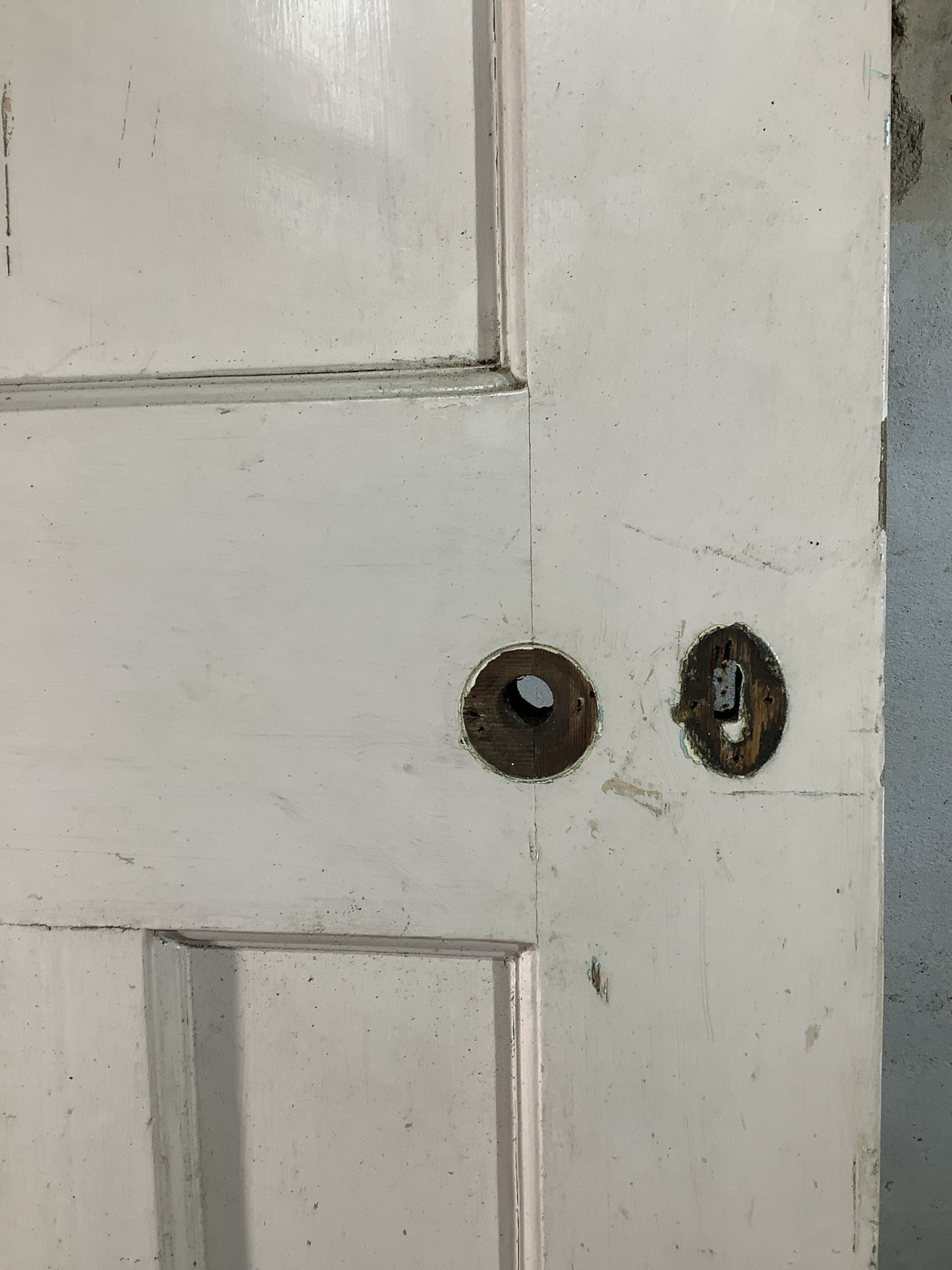 11th Pic 1930s Internal Painted  Pitch Pine Reclaimed Door