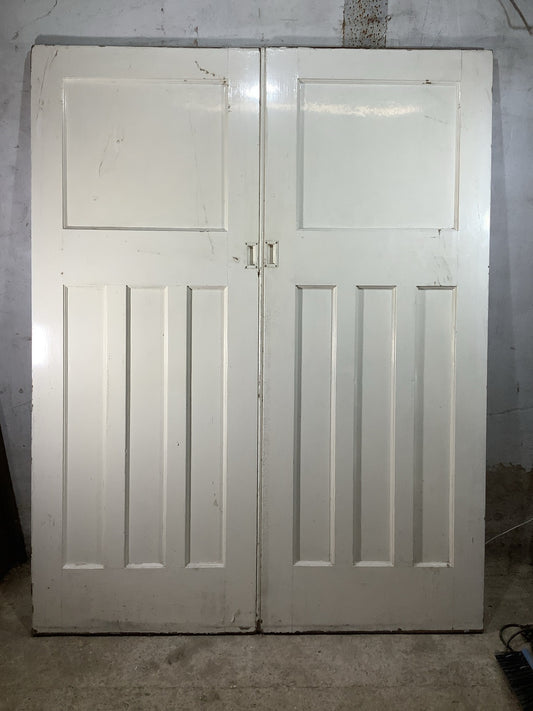 Main Picture 1930s Internal Painted  Pitch Pine Reclaimed Door