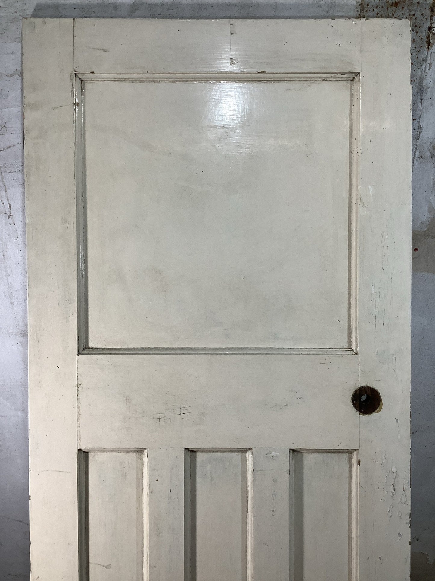 8th Pic 1930s Internal Painted  Pitch Pine Reclaimed Door
