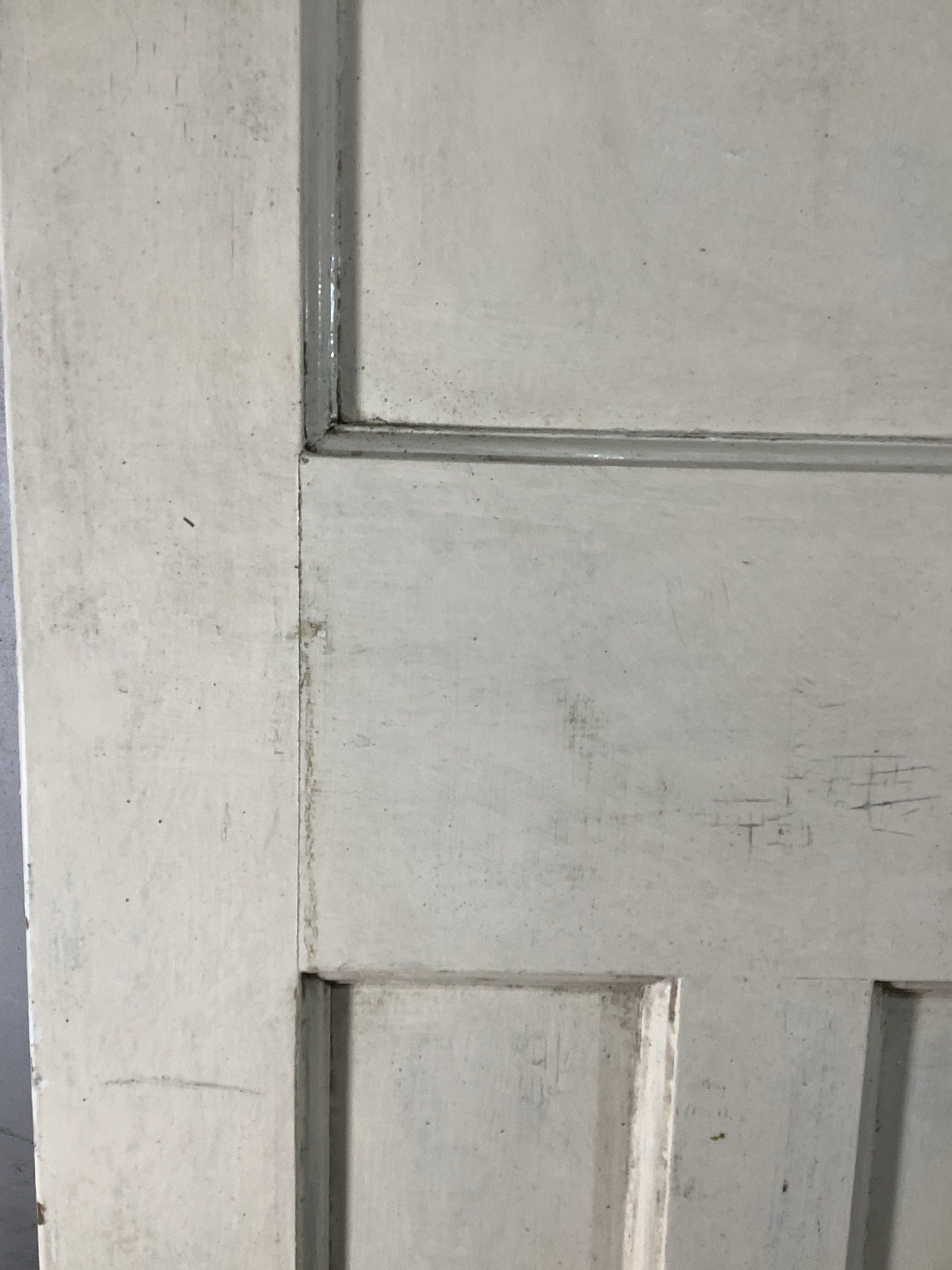 10th Pic 1930s Internal Painted  Pitch Pine Reclaimed Door