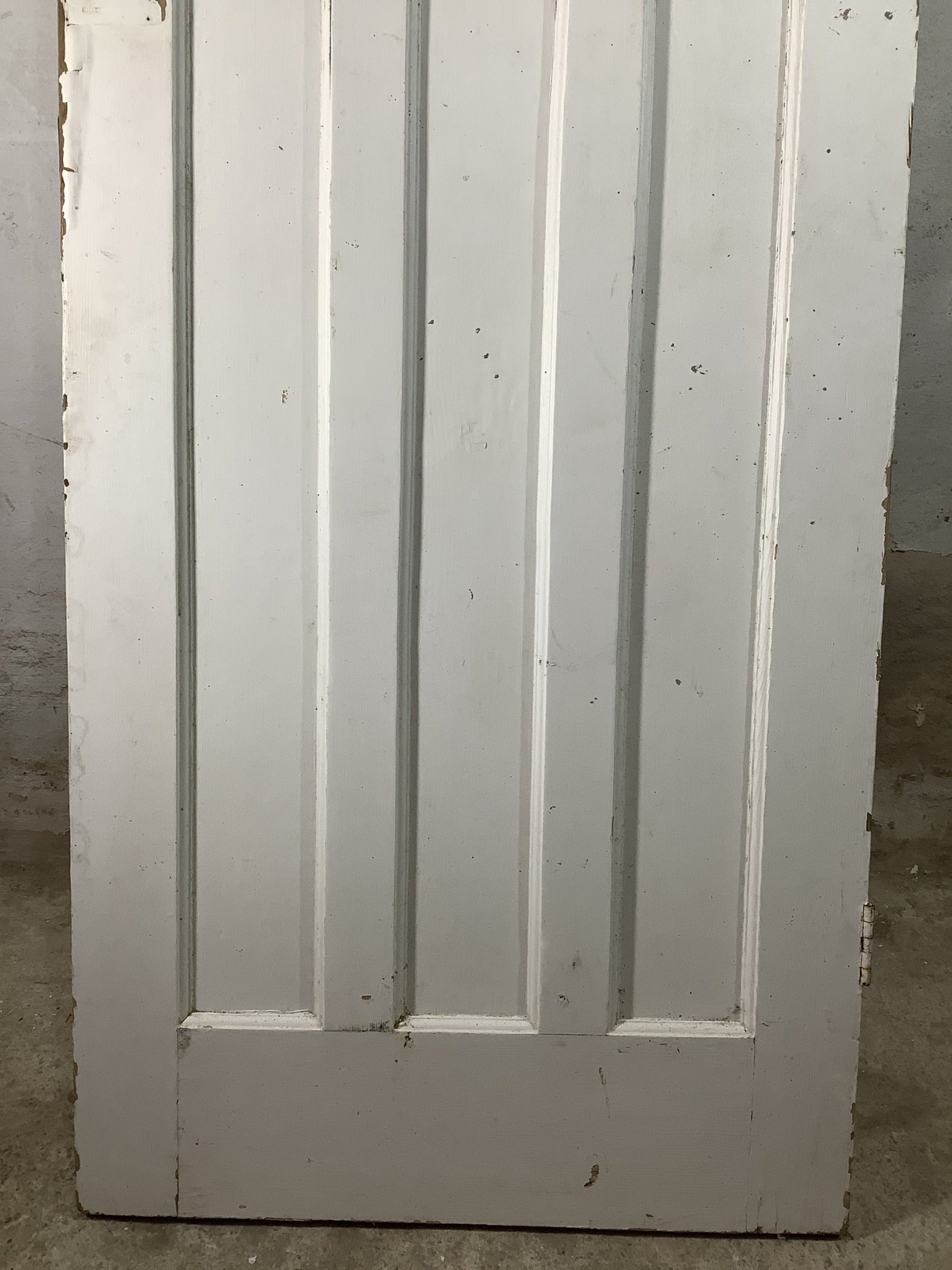 3rd Pic 1930s Internal Painted  Pitch Pine Reclaimed Door